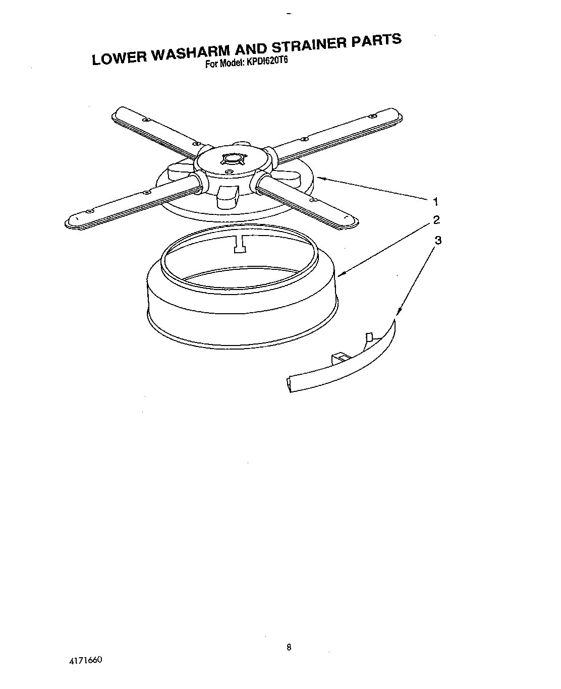 06 - LOWER WASHARM AND STRAINER