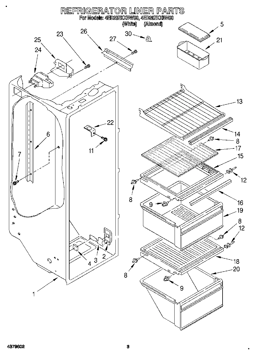 02 - REFRIGERATOR LINER