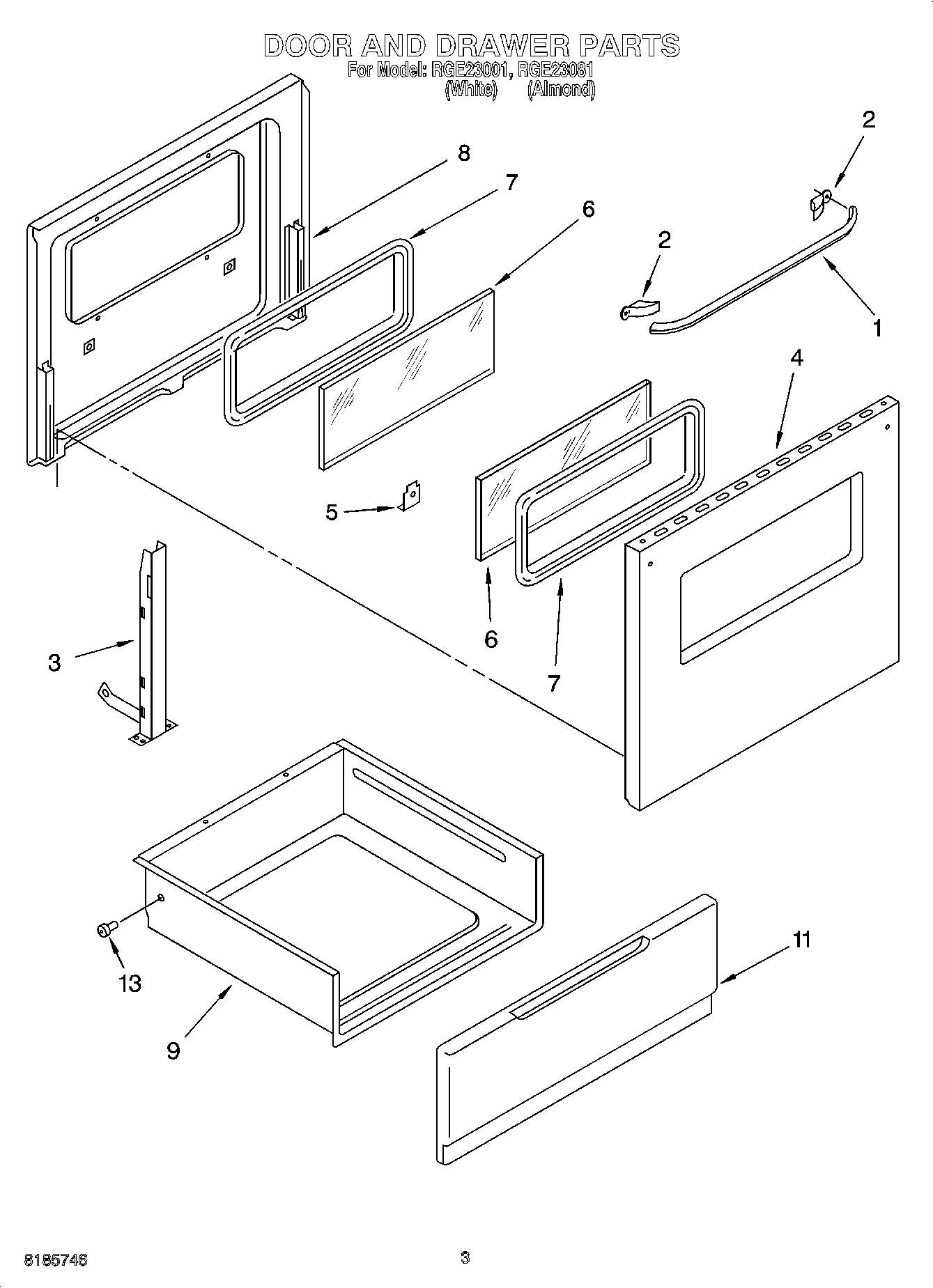 03 - DOOR AND DRAWER PARTS