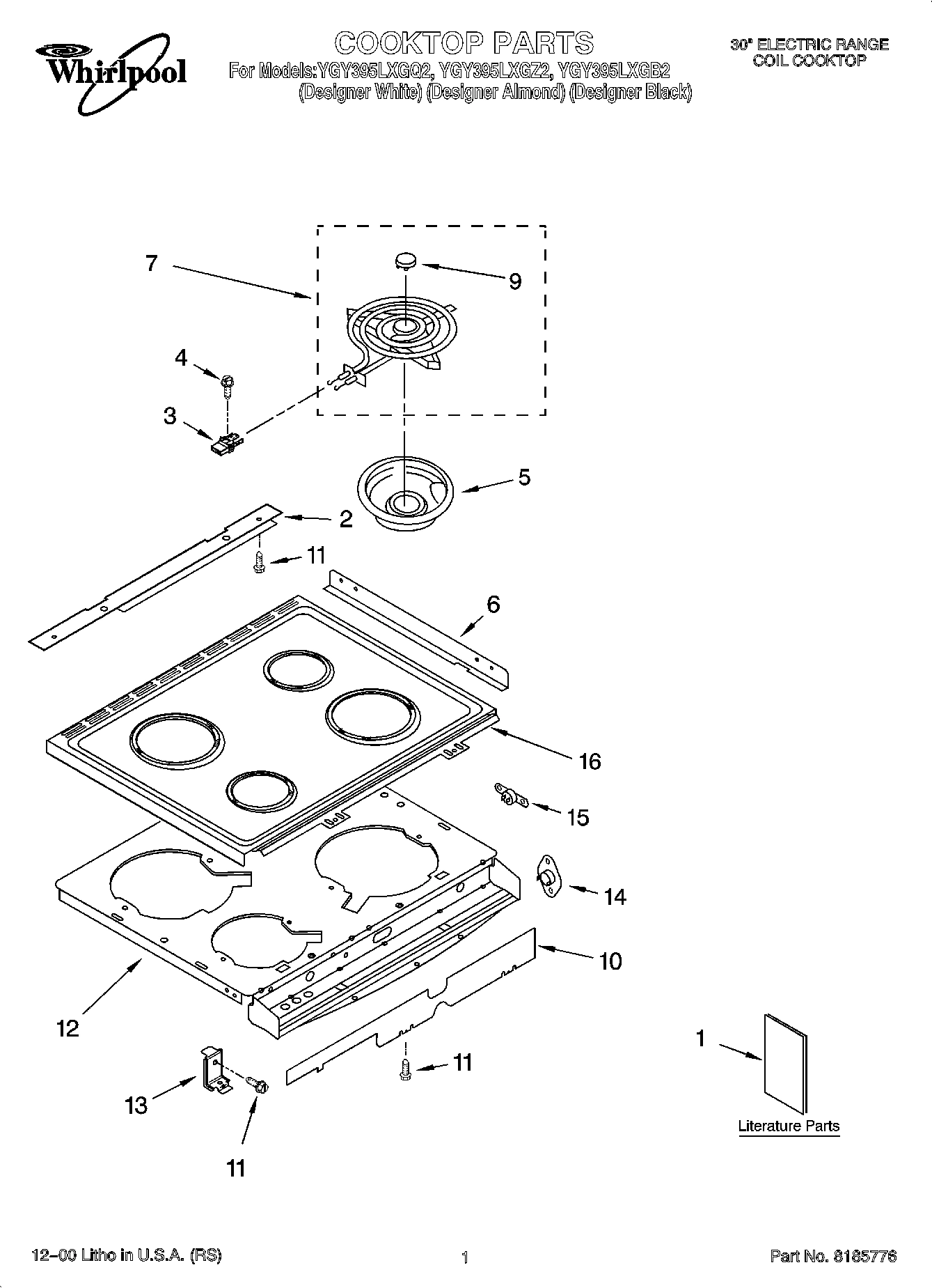 01 - COOKTOP PARTS
