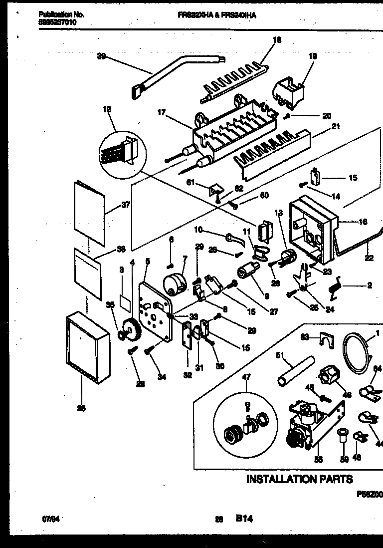 15 - ICE MAKER AND INSTALLATION PARTS