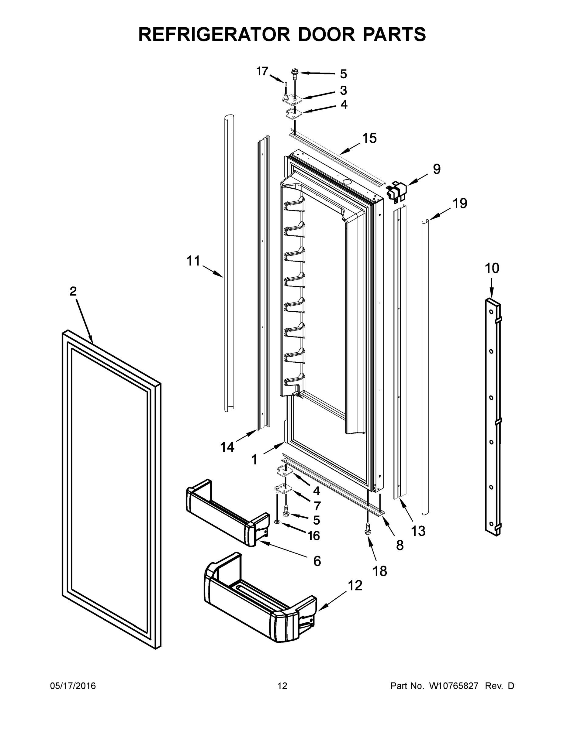 07 - REFRIGERATOR DOOR PARTS