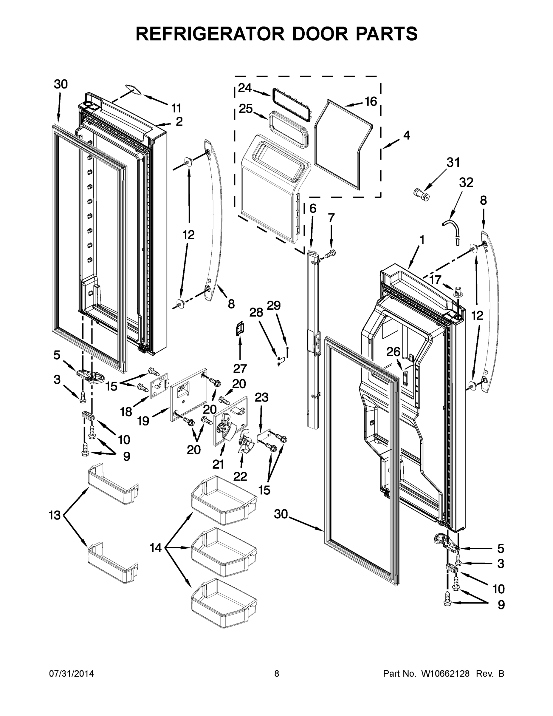 05 - REFRIGERATOR DOOR PARTS