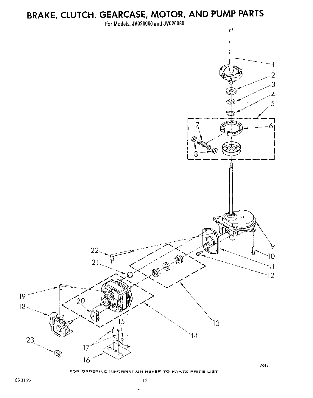09 - BRAKE, CLUTCH, GEARCASE, MOTOR AND PUMP