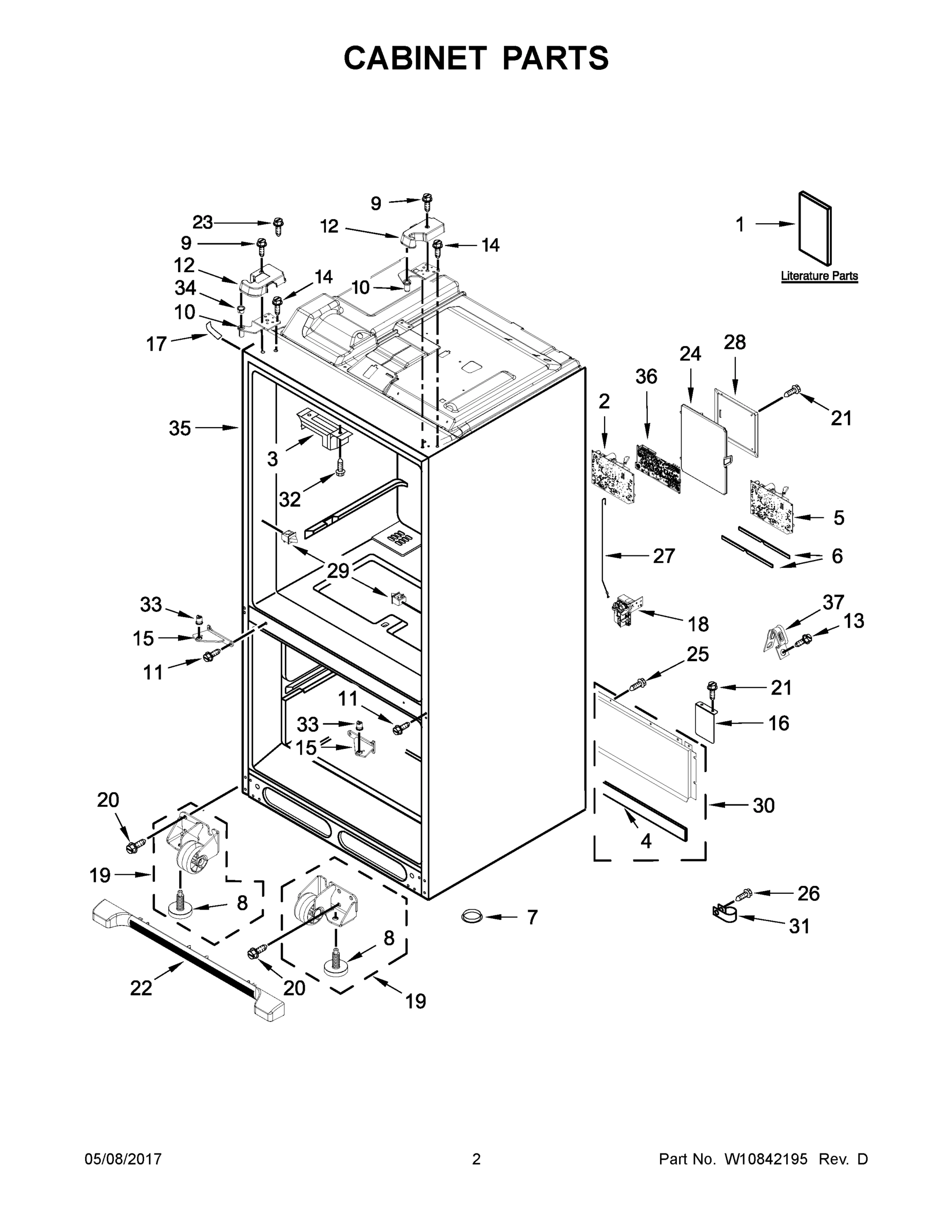 02 - CABINET PARTS