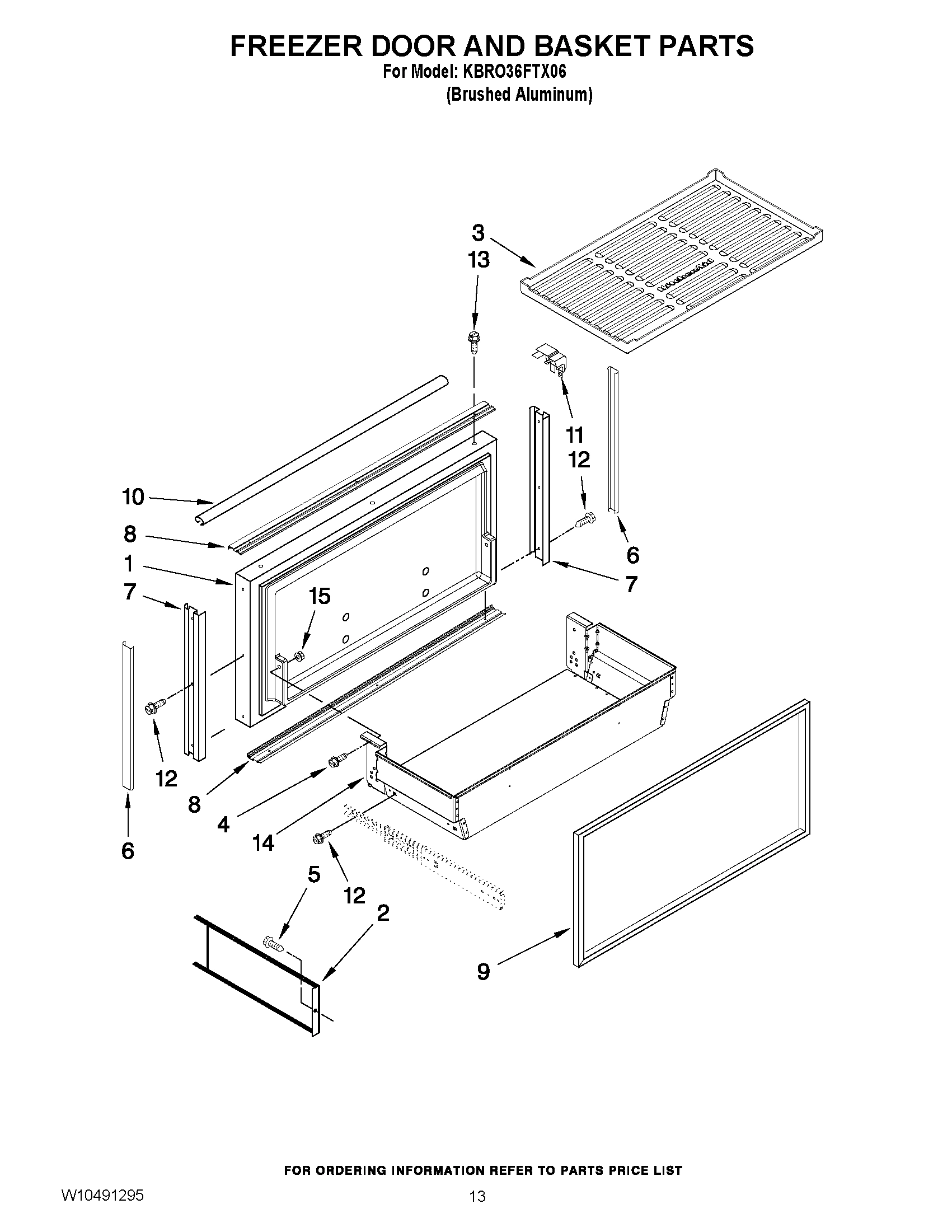 08 - FREEZER DOOR AND BASKET PARTS