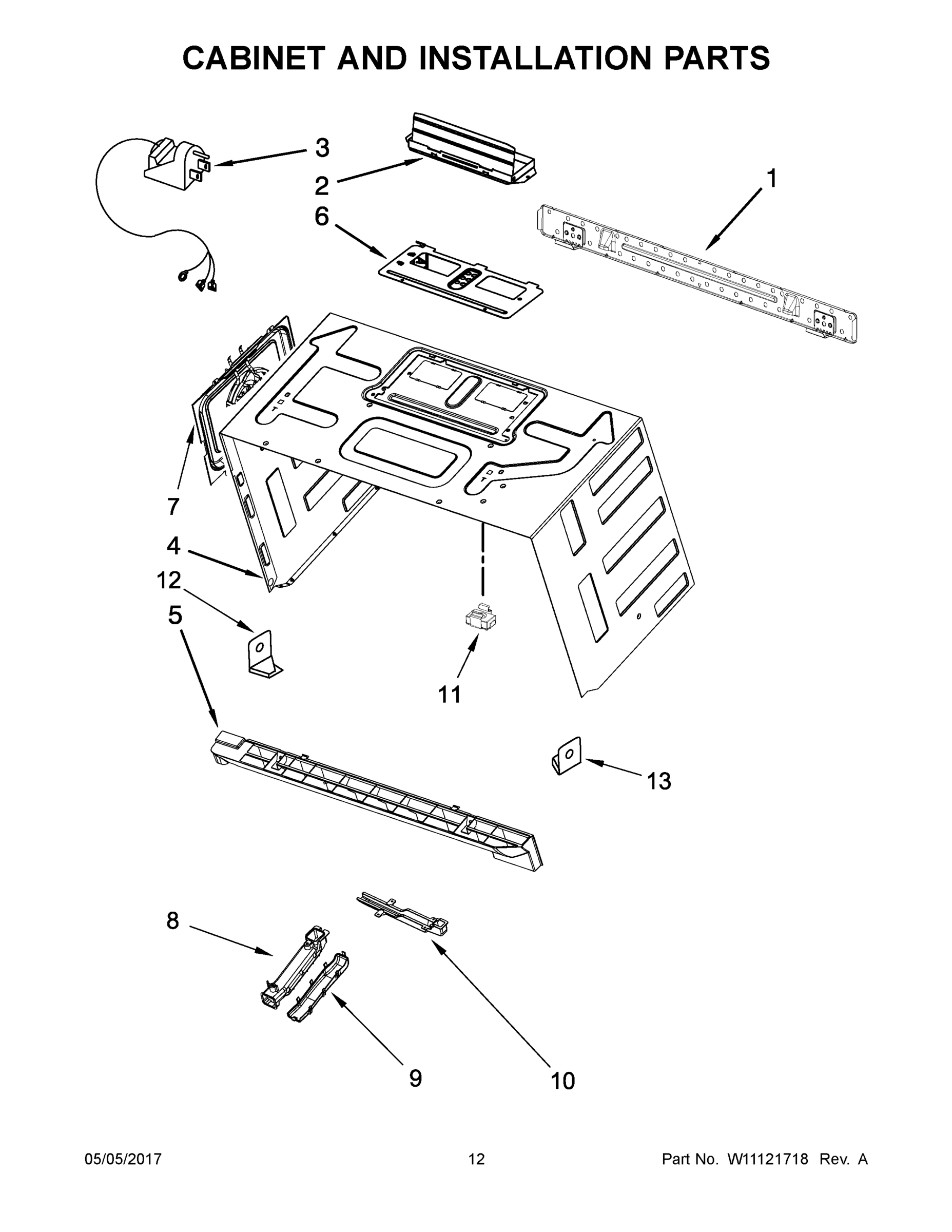 07 - CABINET AND INSTALLATION PARTS
