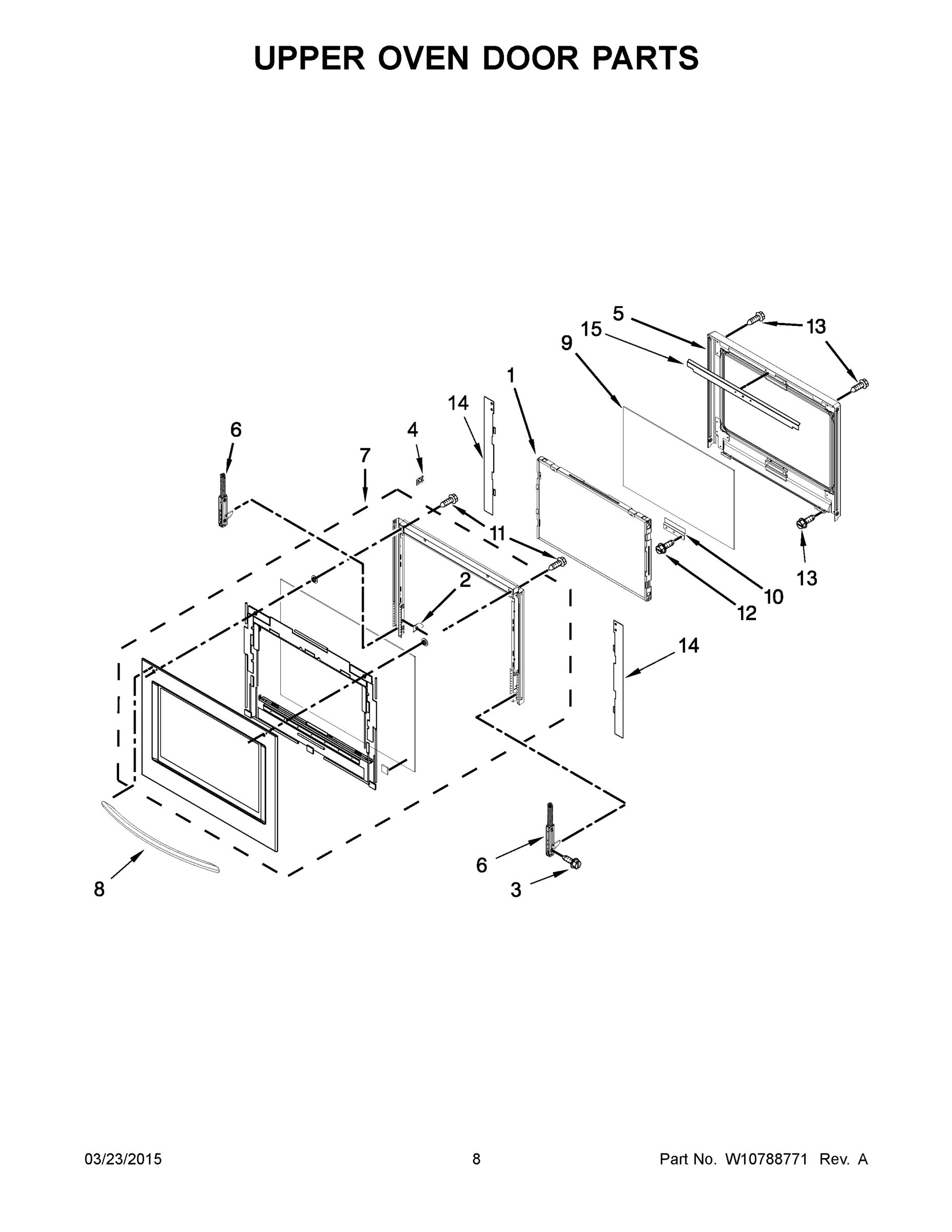 05 - UPPER OVEN DOOR PARTS