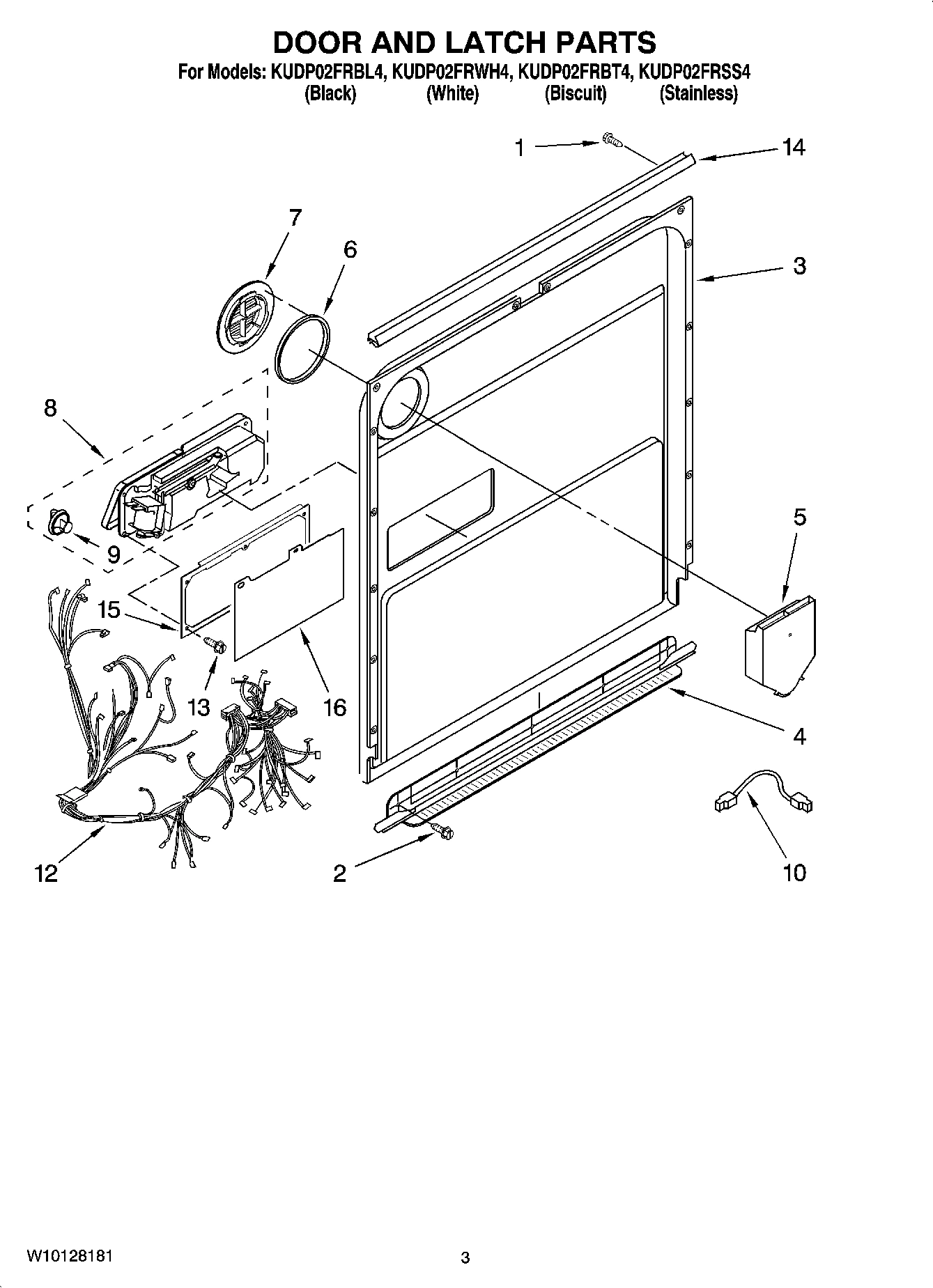 03 - DOOR AND LATCH PARTS