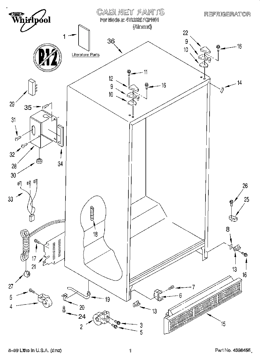 01 - CABINET, LITERATURE
