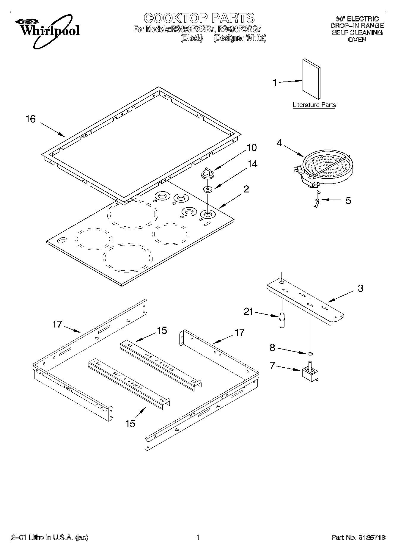 01 - COOKTOP, LITERATURE