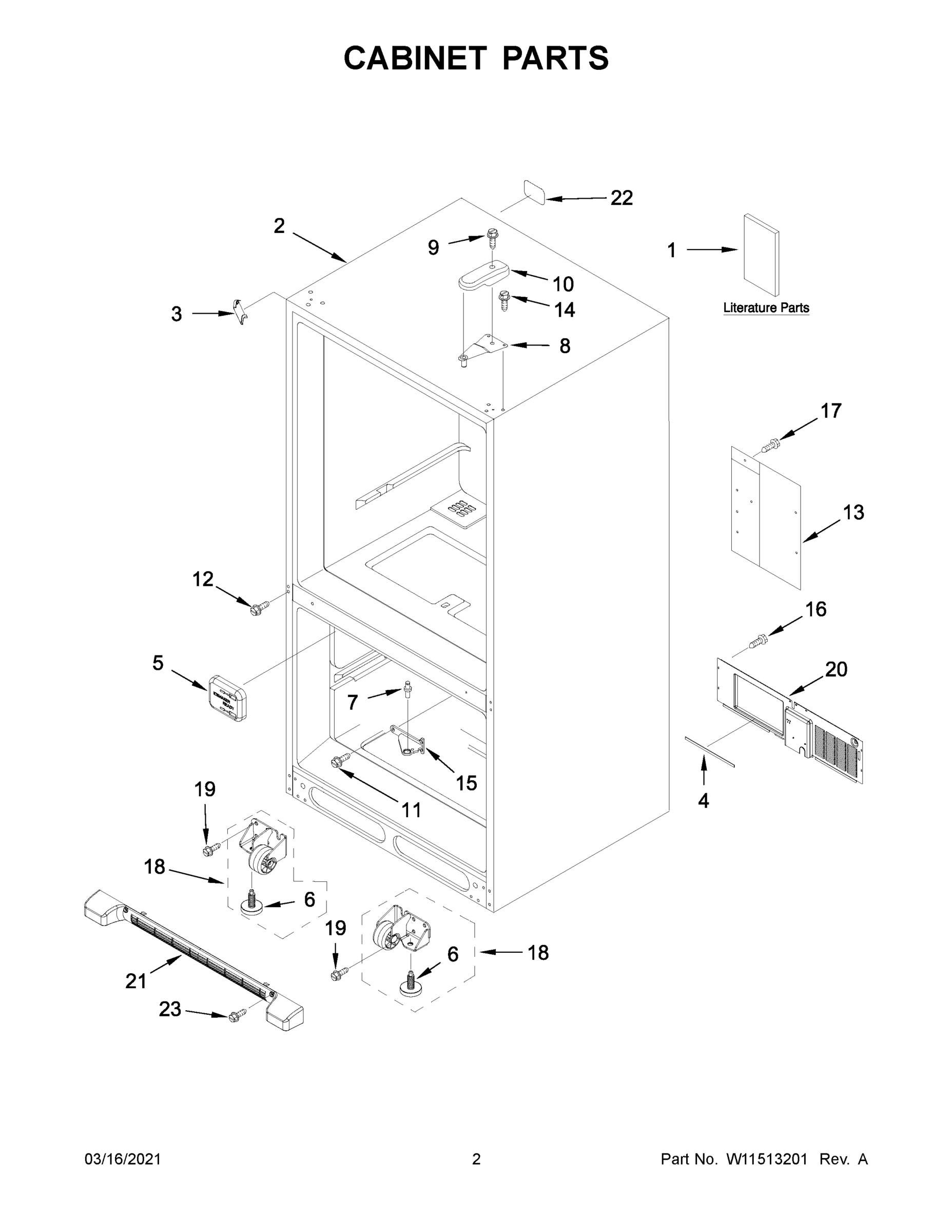 02 - CABINET PARTS