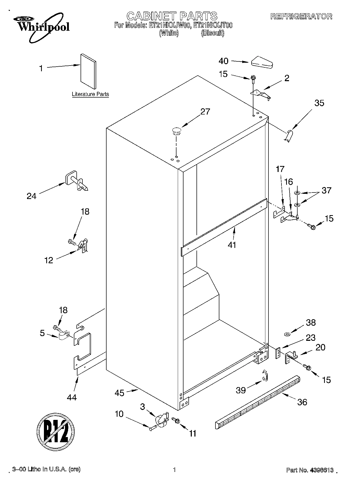 01 - CABINET, LITERATURE
