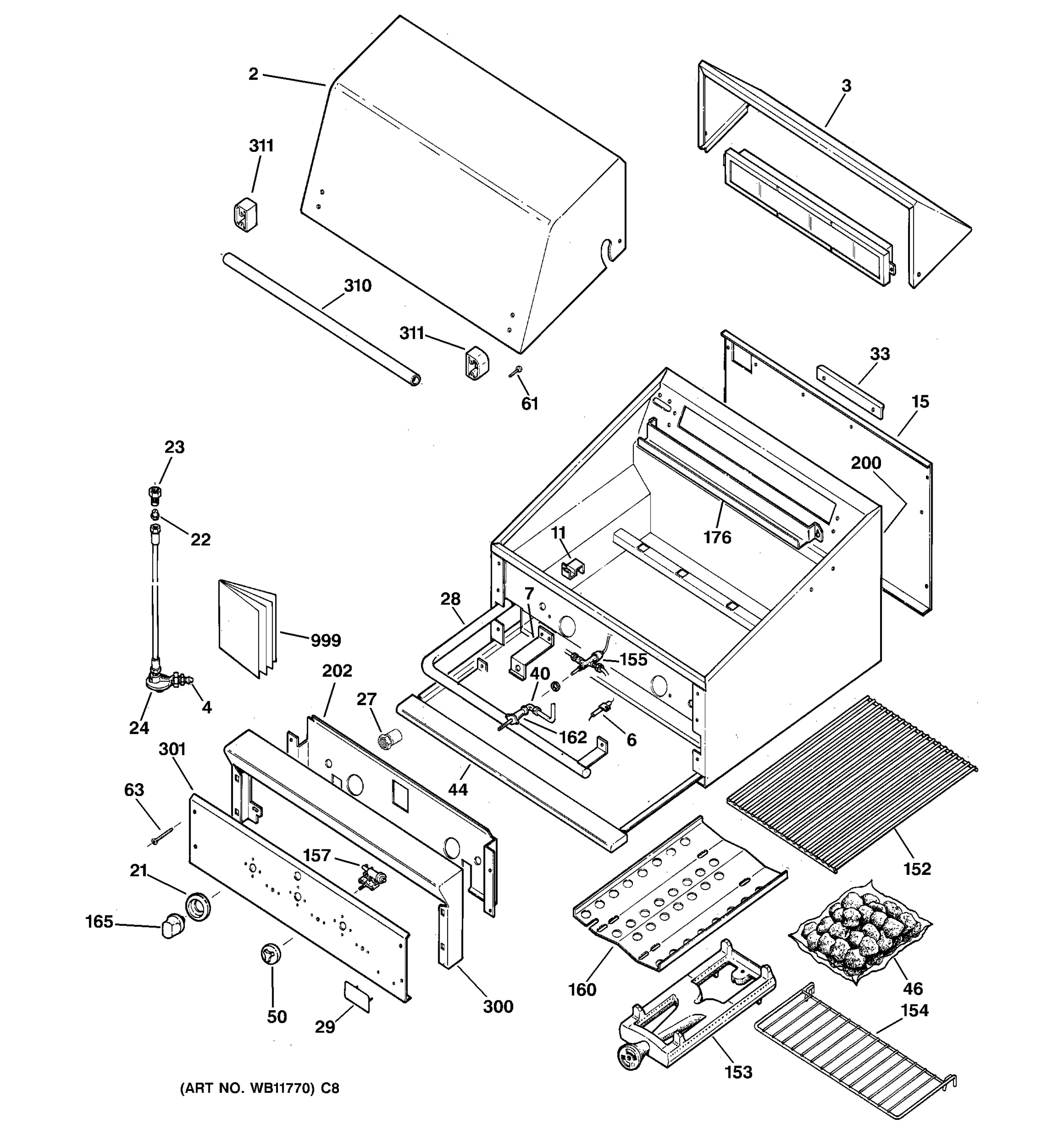 GAS GRILL PARTS