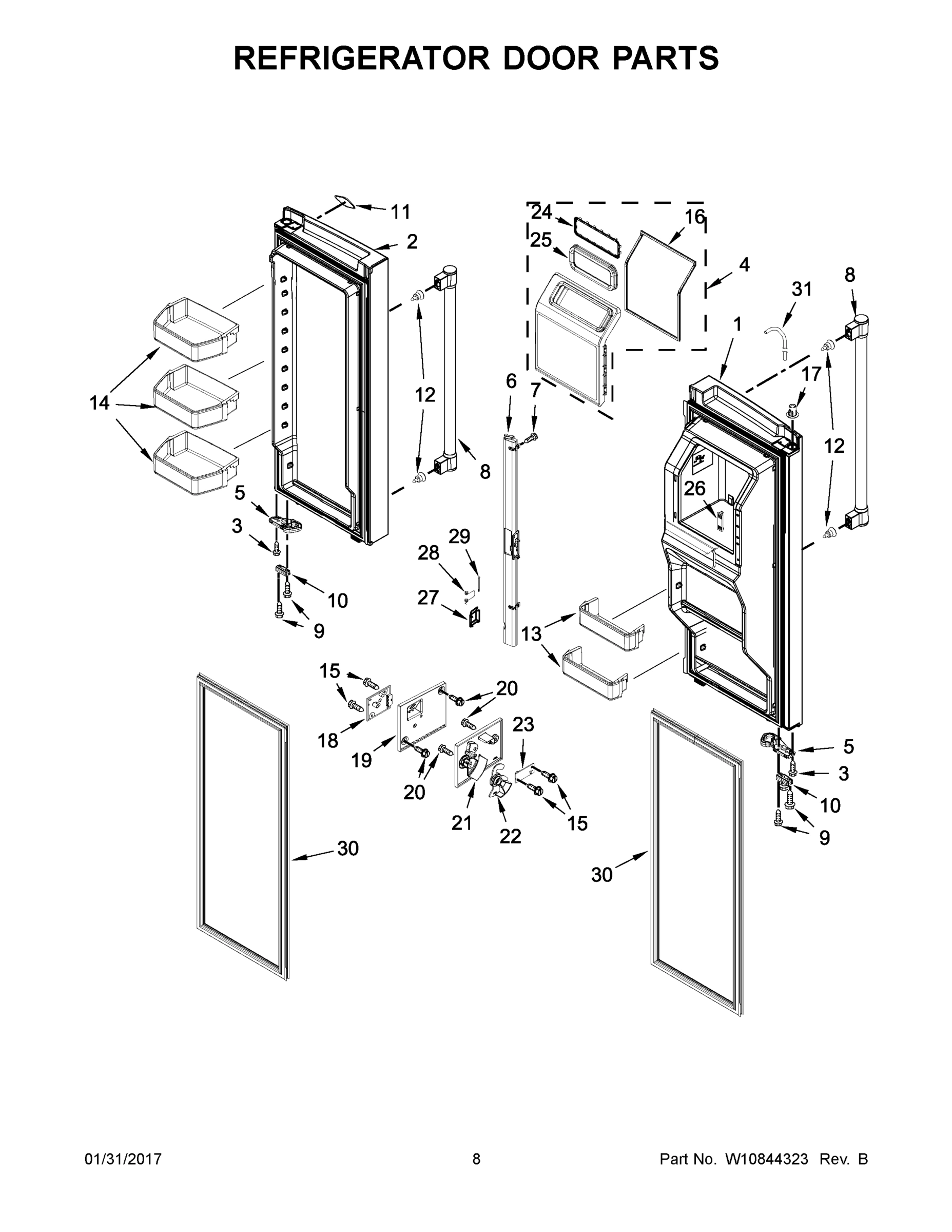 05 - REFRIGERATOR DOOR PARTS