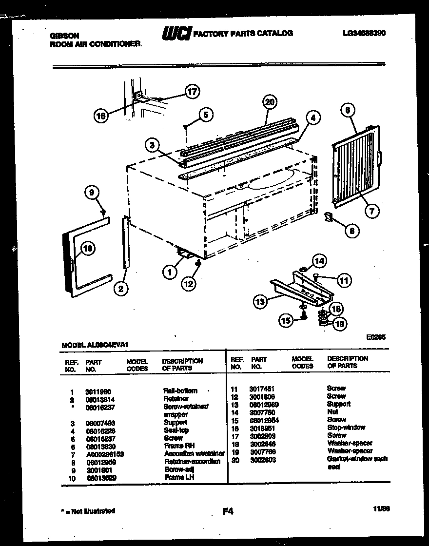 06 - CABINET AND INSTALLATION PARTS