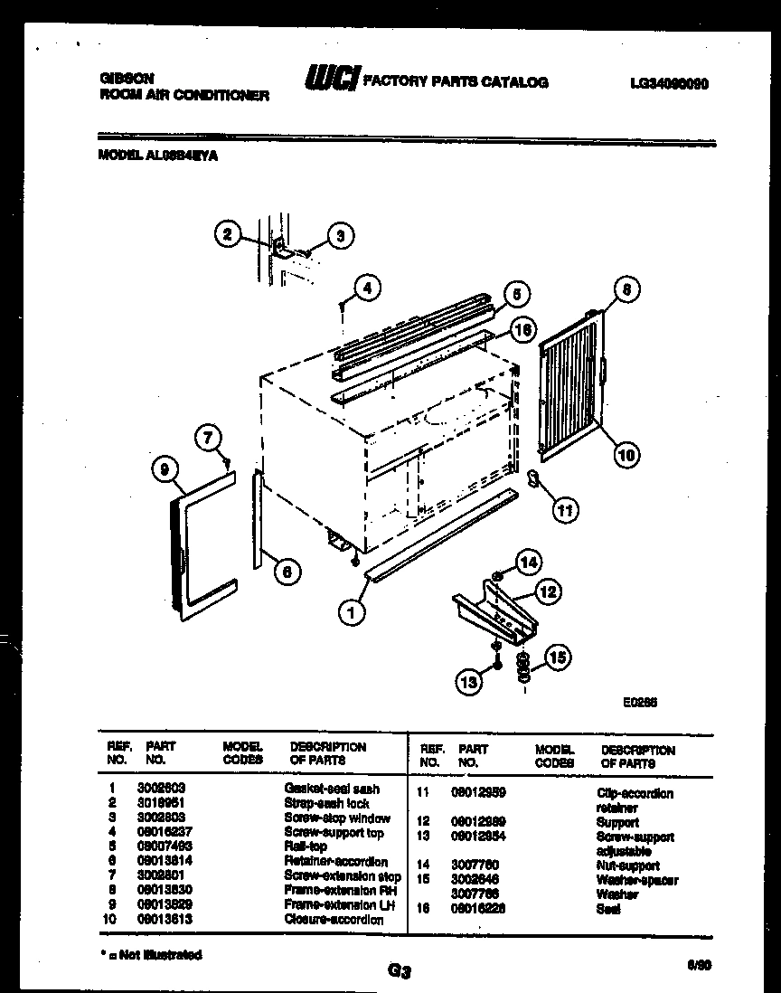 06 - CABINET AND INSTALLATION PARTS