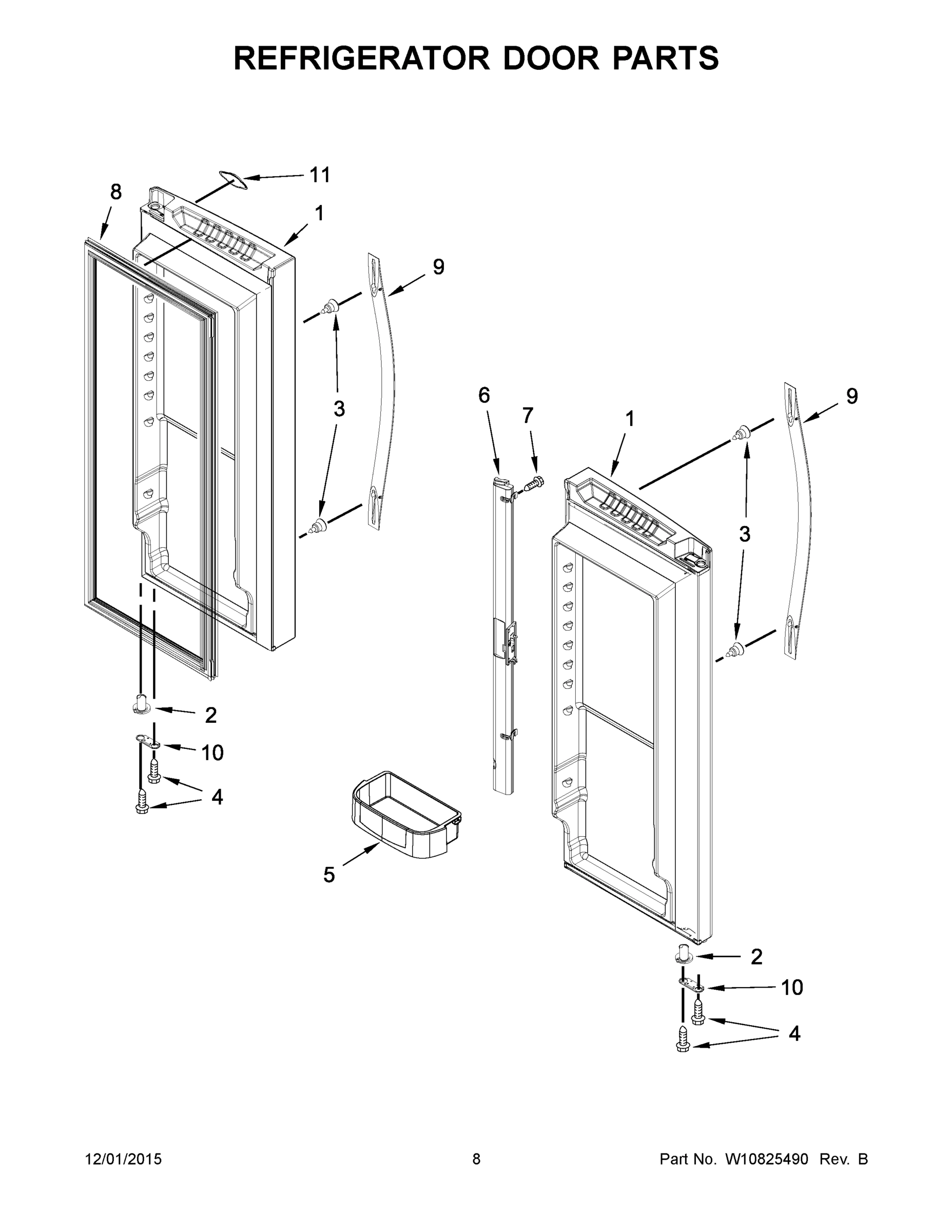 05 - REFRIGERATOR DOOR PARTS
