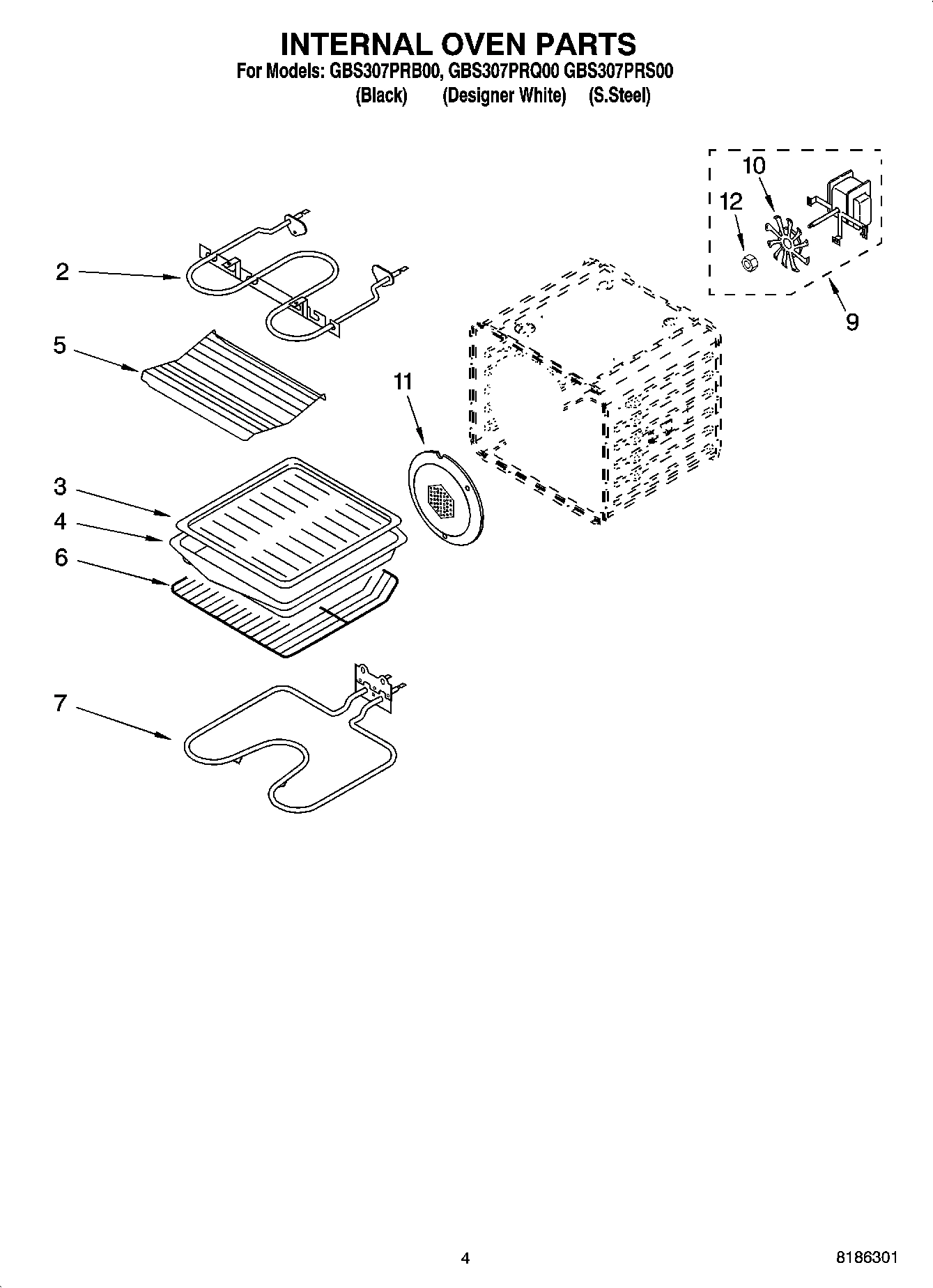 03 - INTERNAL OVEN PARTS