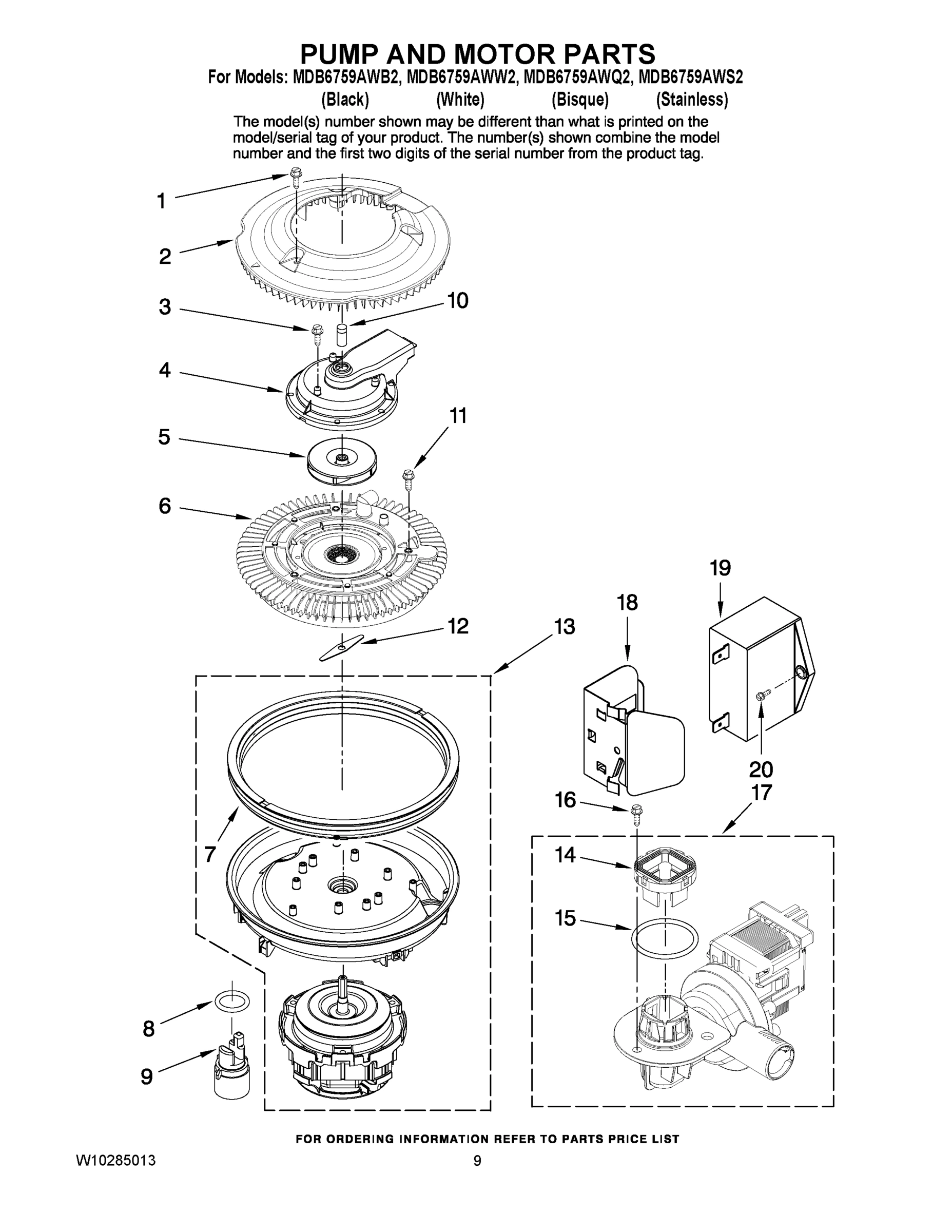 08 - PUMP AND MOTOR PARTS