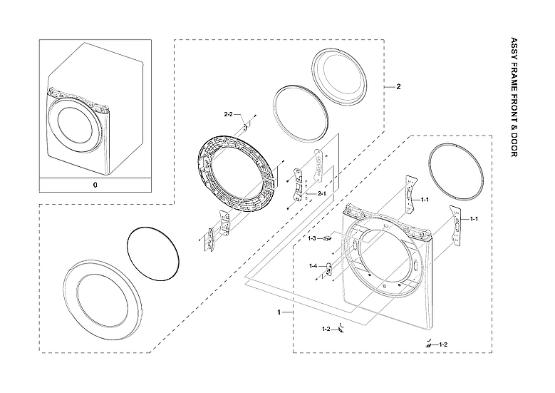 Front Frame & Door Assembly
