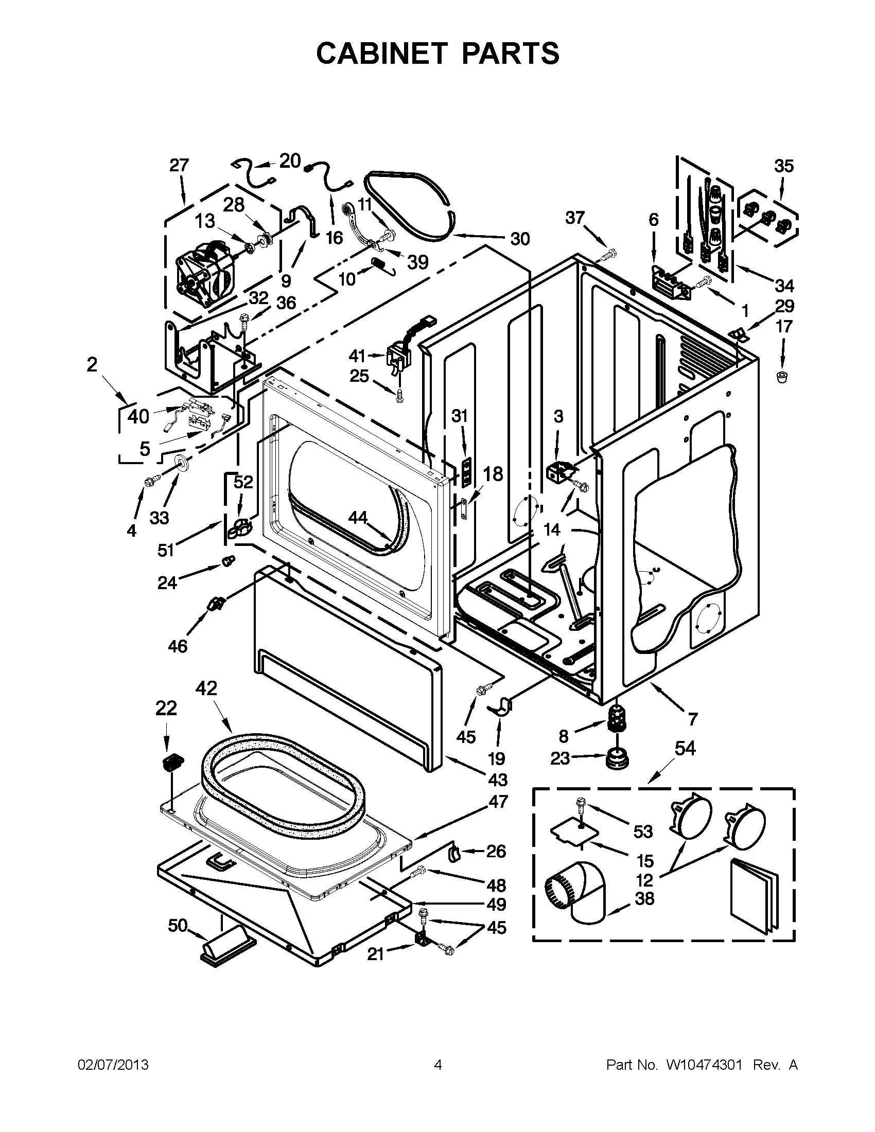 02 - CABINET PARTS