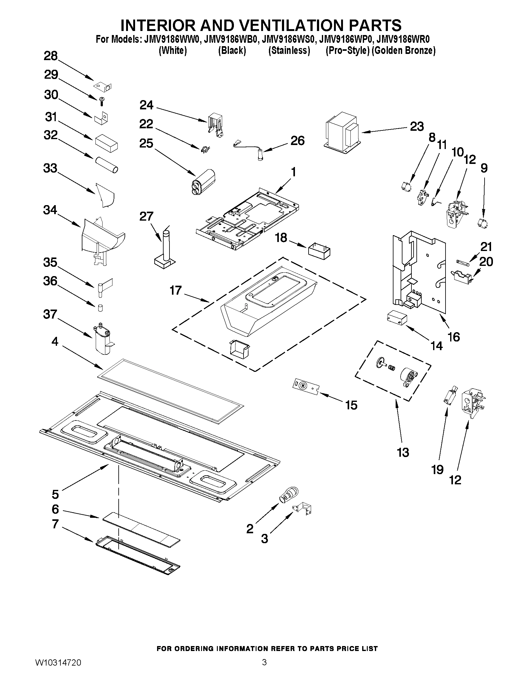 03 - INTERIOR AND VENTILATION PARTS