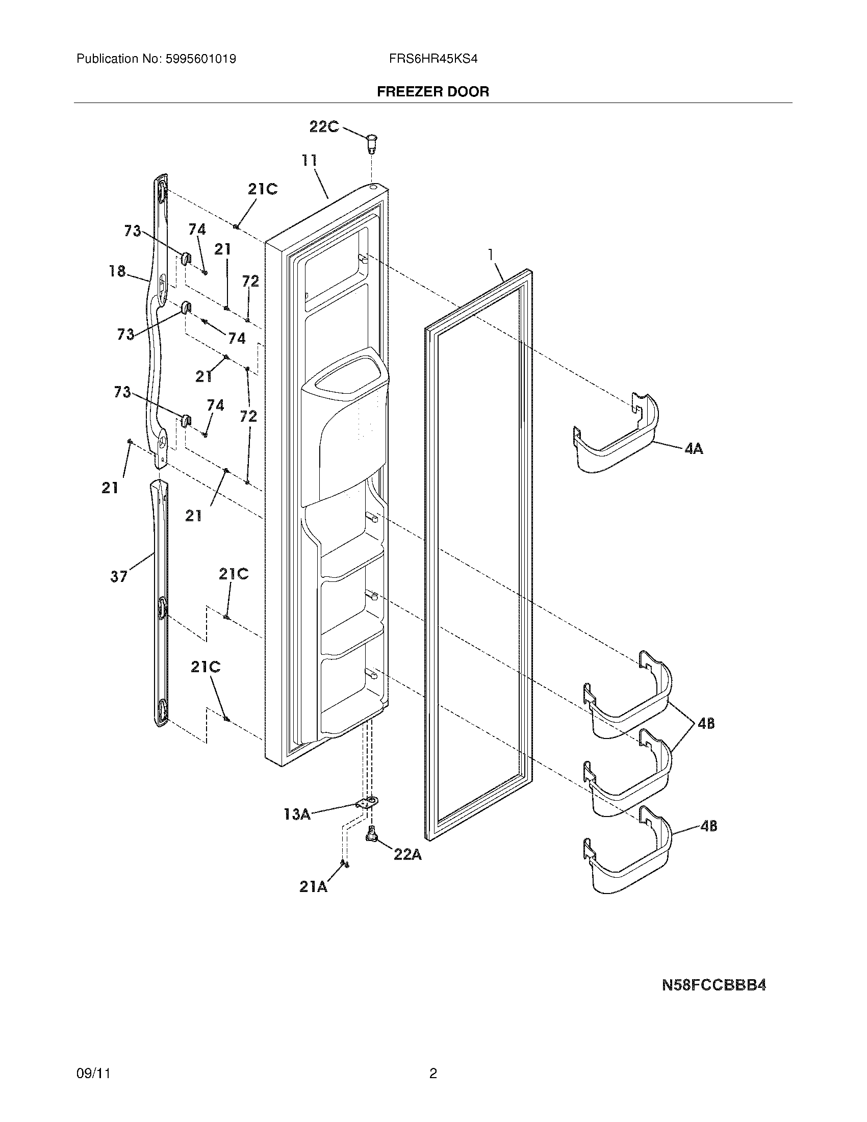 03 - FREEZER DOOR