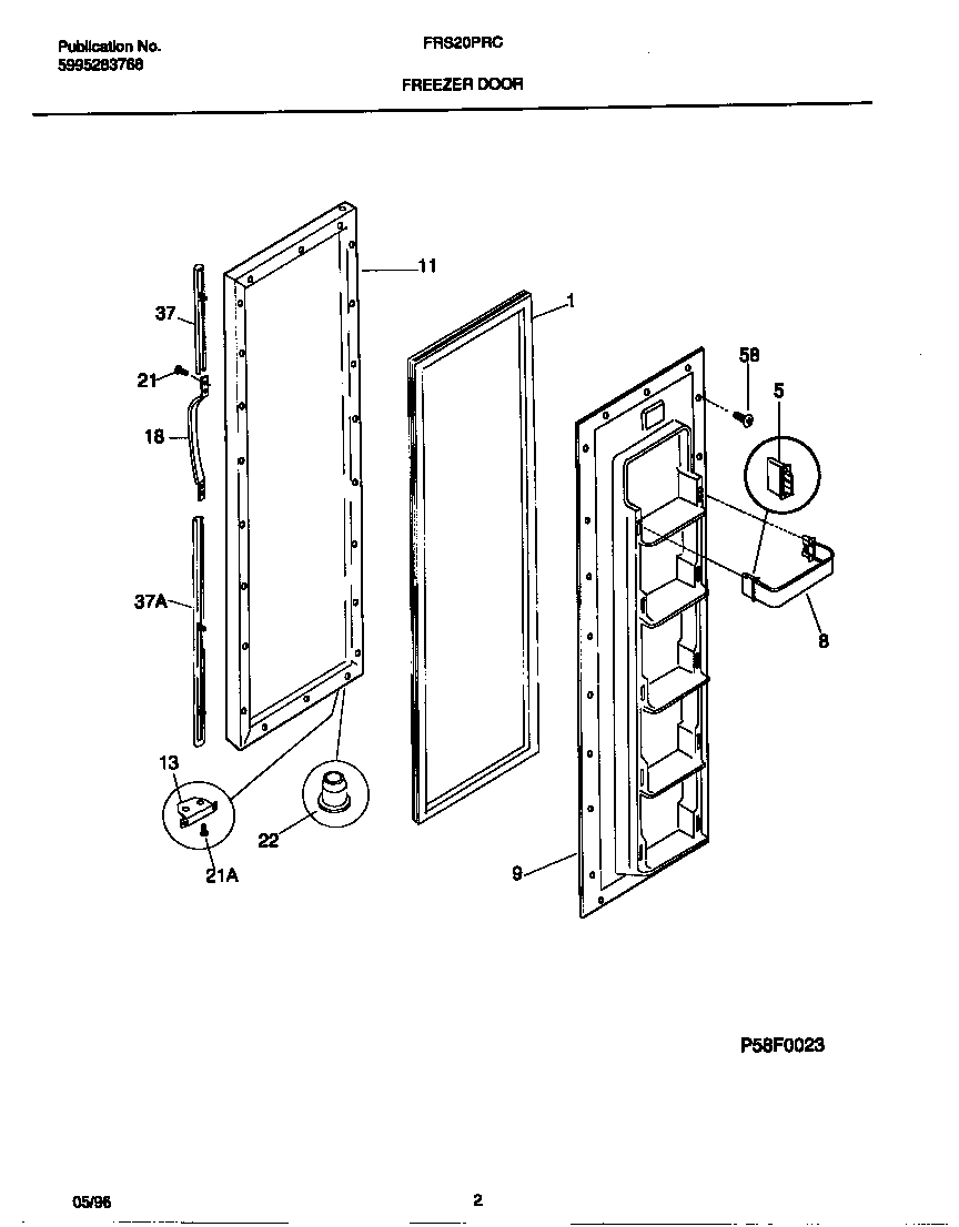 02 - FREEZER DOOR