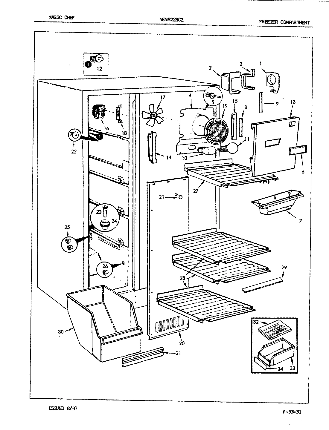 01 - FREEZER COMPARTMENT