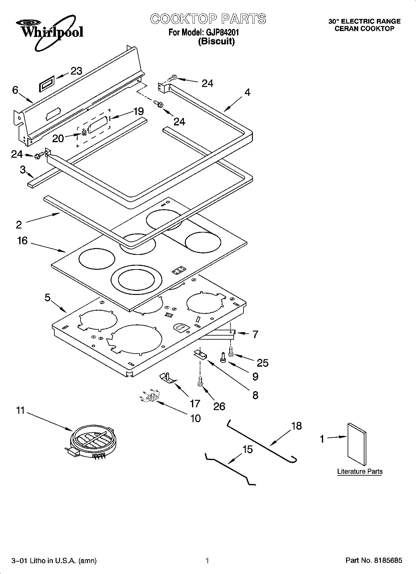 01 - COOKTOP PARTS
