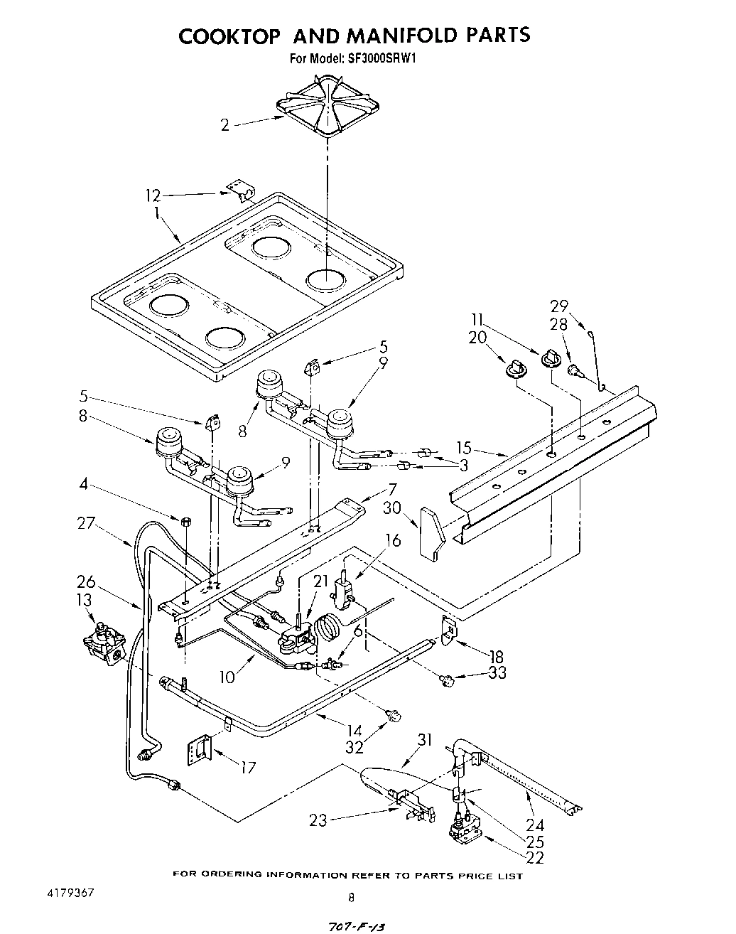 06 - COOKTOP AND MANIFOLD , LITERATURE AND OPTIONAL