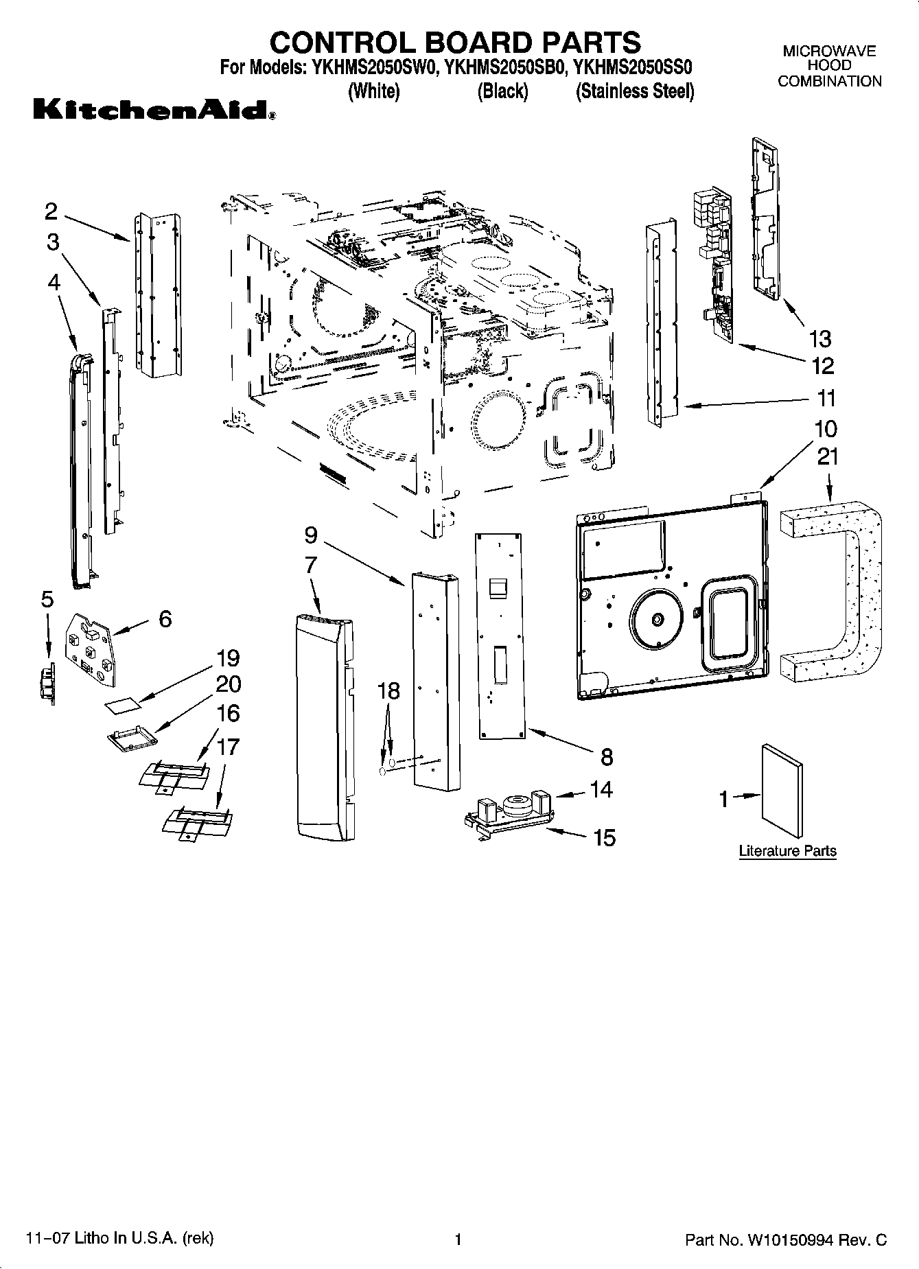 01 - CONTROL BOARD PARTS