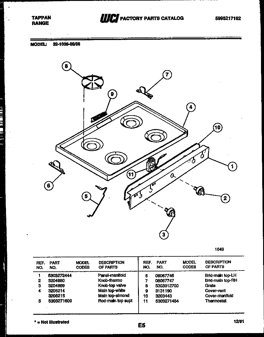 03 - COOKTOP PARTS