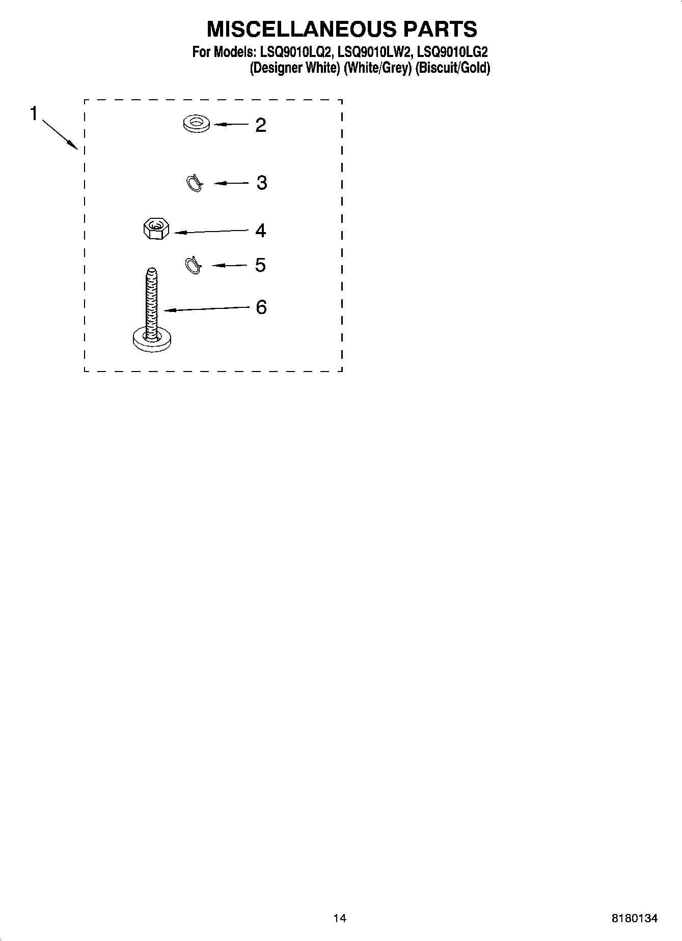 10 - MISCELLANEOUS PARTS - OPTIONAL PARTS (NOT INCLUDED)