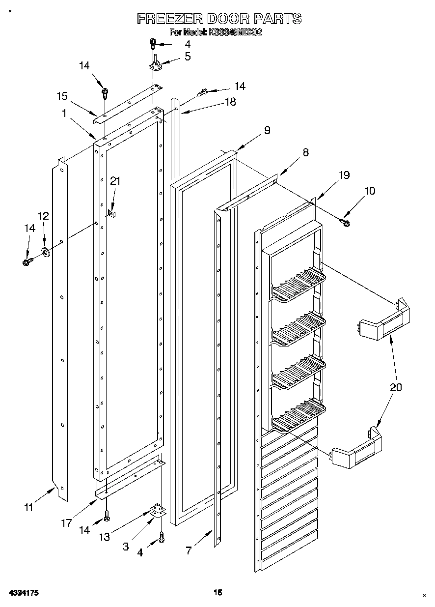 11 - FREEZER DOOR