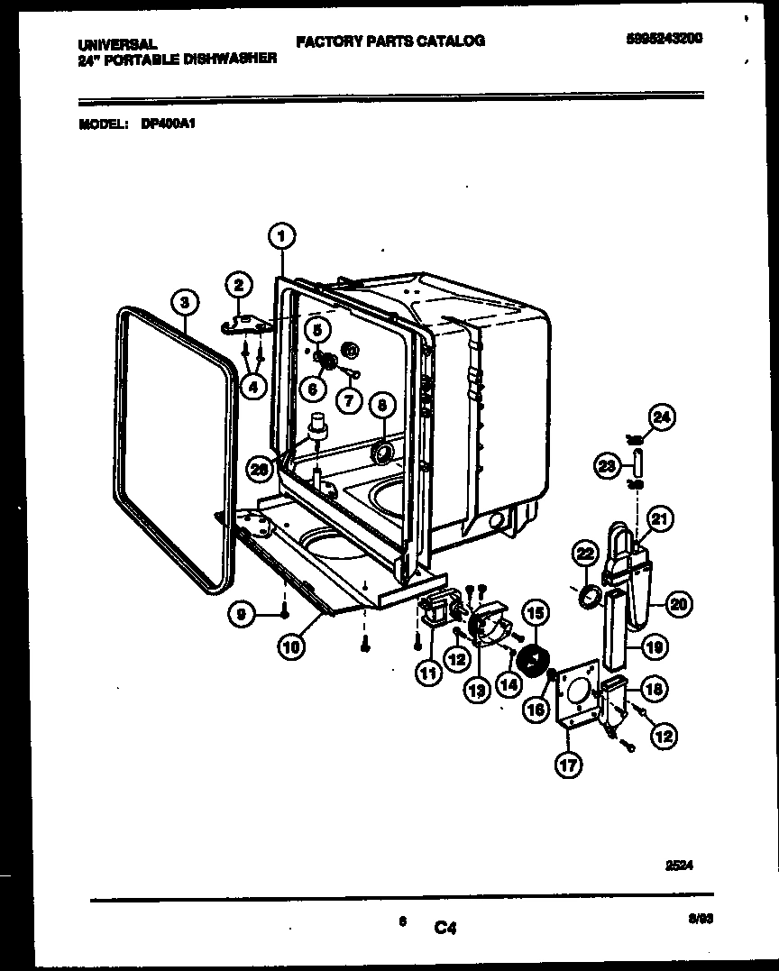05 - TUB AND FRAME PARTS