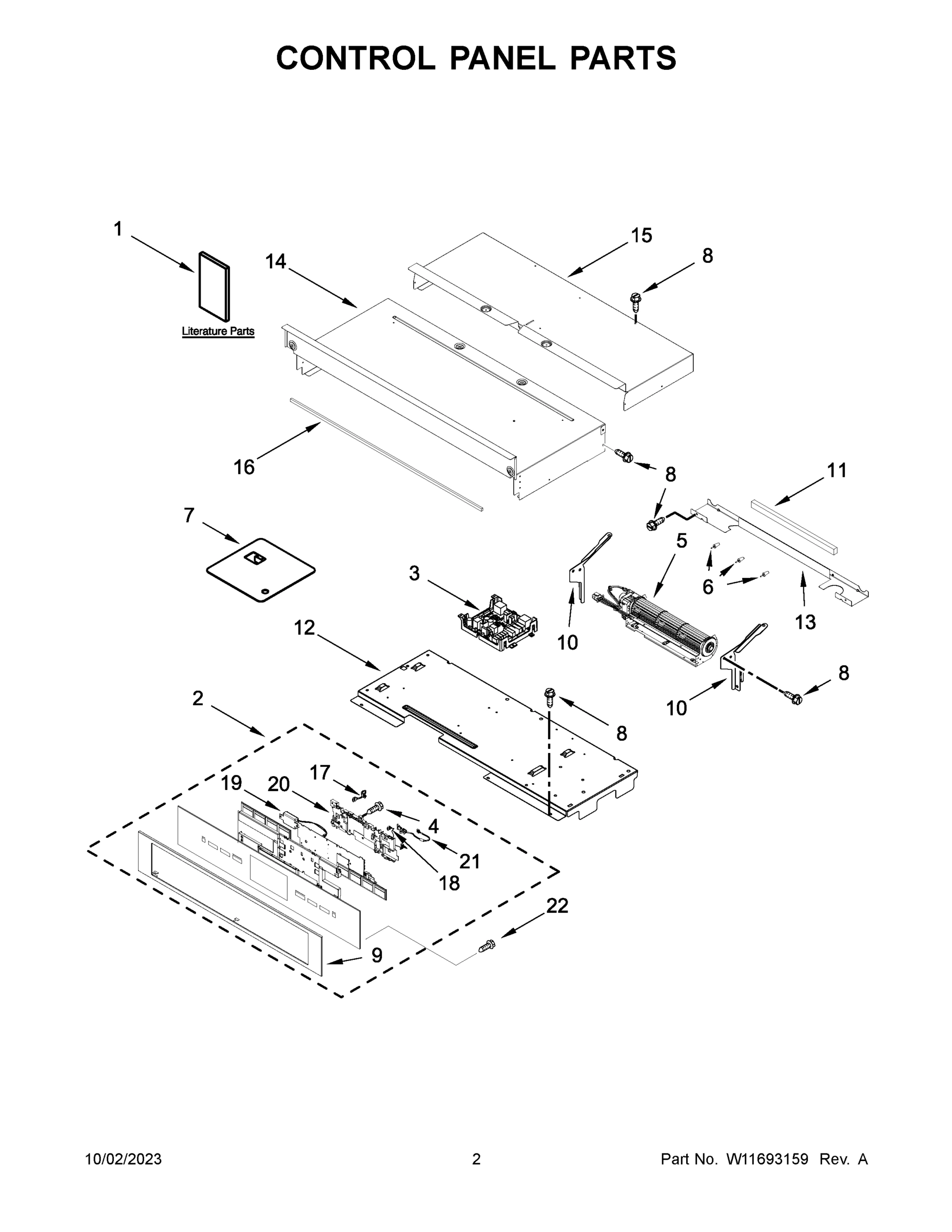 02 - CONTROL PANEL PARTS