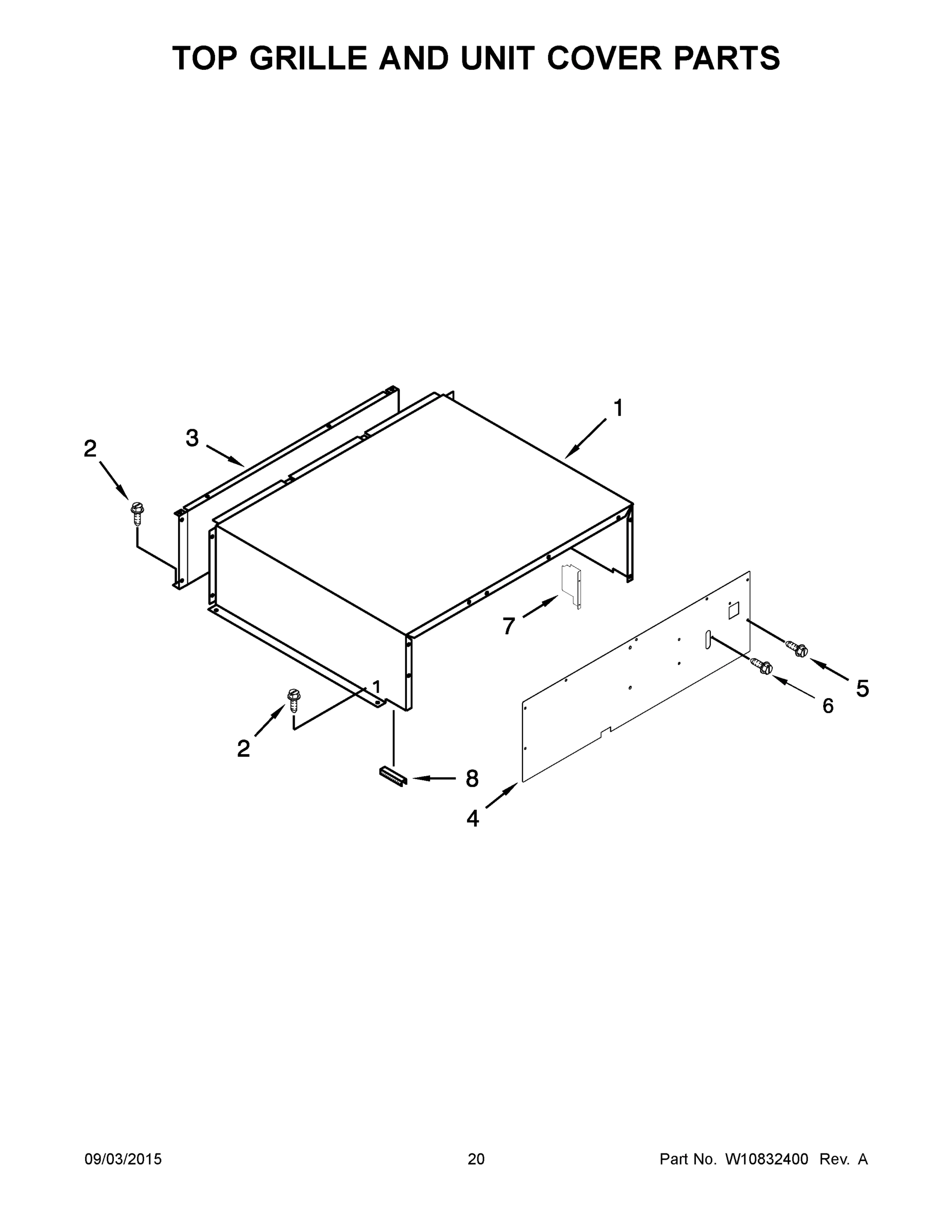 11 - TOP GRILLE AND UNIT COVER PARTS