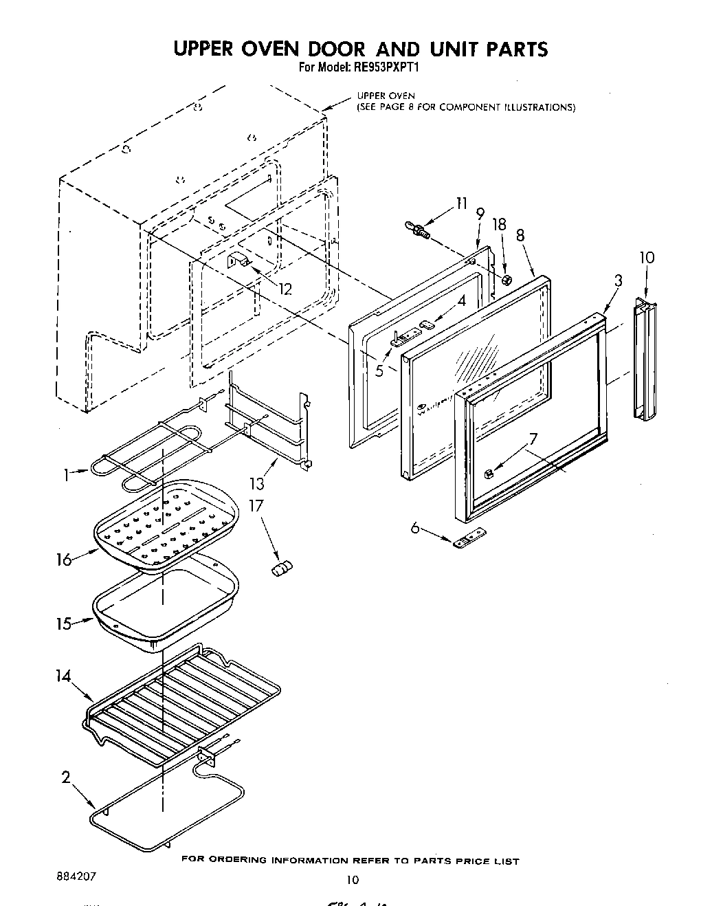 07 - UPPER OVEN DOOR AND UNIT