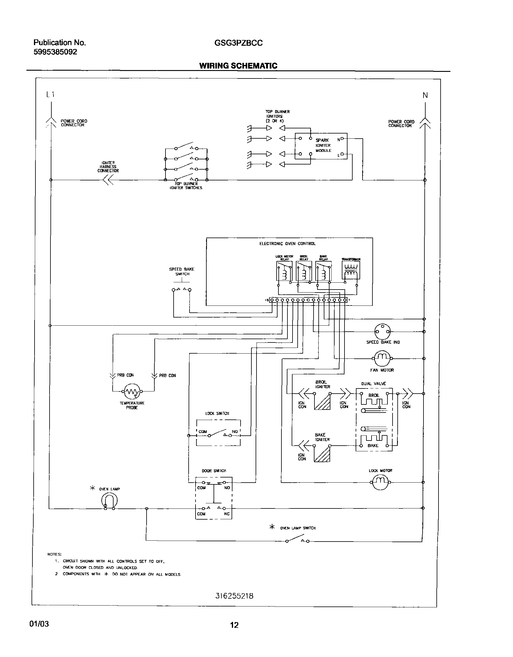 12 - WIRING SCHEMATIC