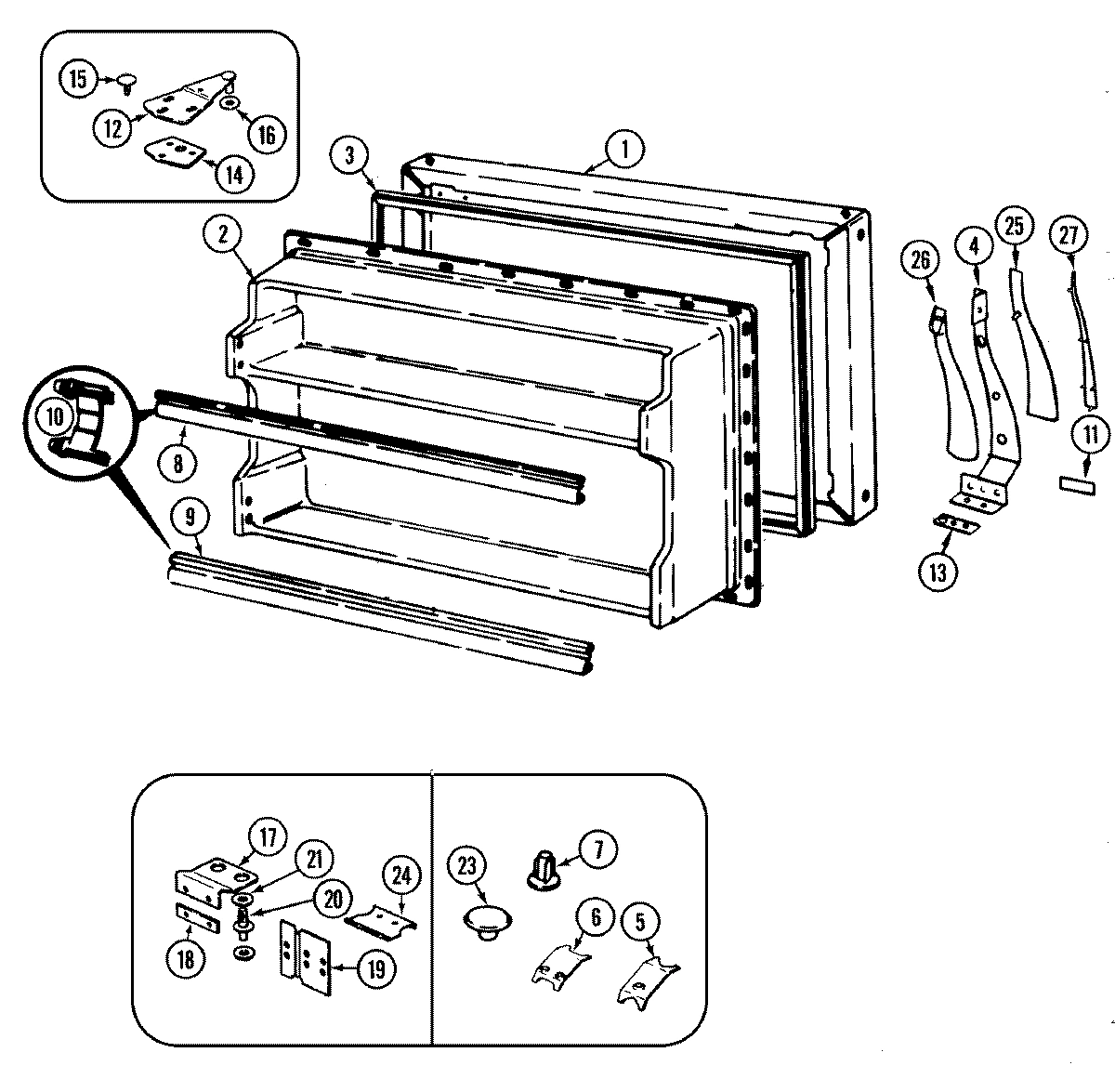 02 - FREEZER DOOR
