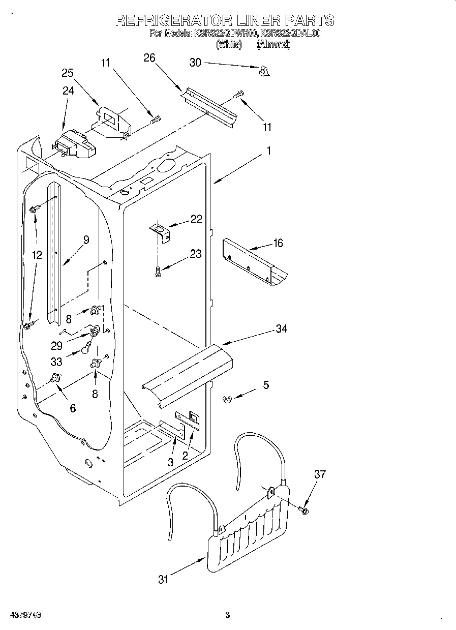 02 - REFRIGERATOR LINER