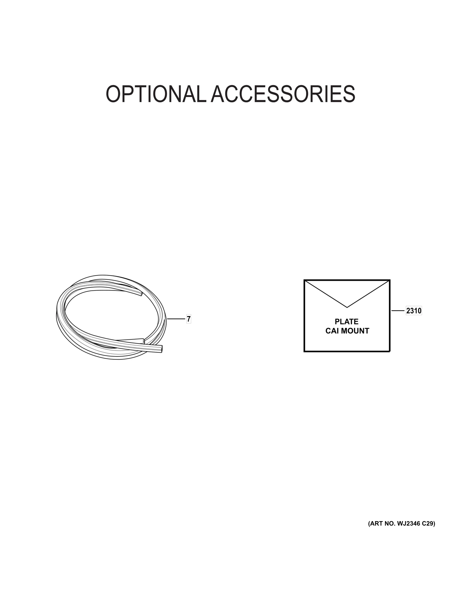 OPTIONAL ACCESSORIES