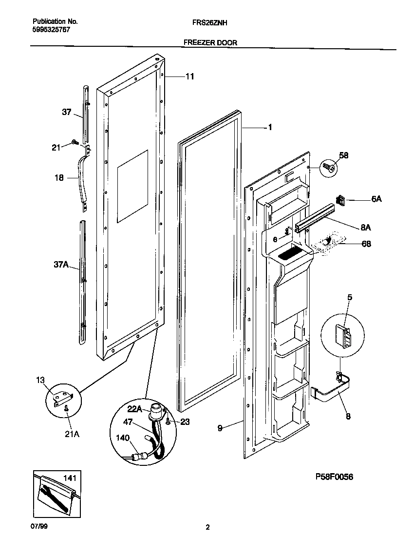 02 - FREEZER DOOR