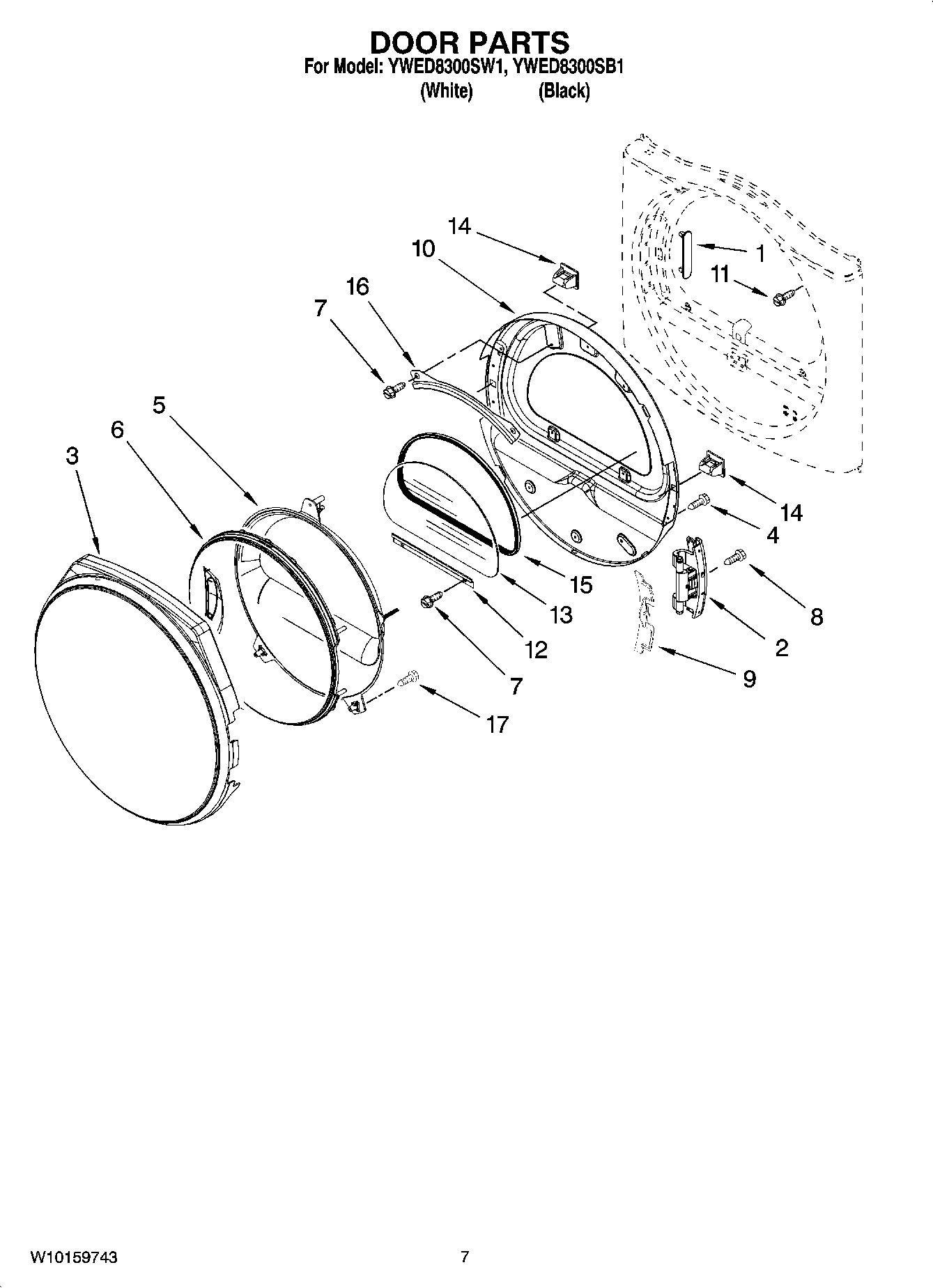 04 - DOOR PARTS, OPTIONAL PARTS (NOT INCLUDED)