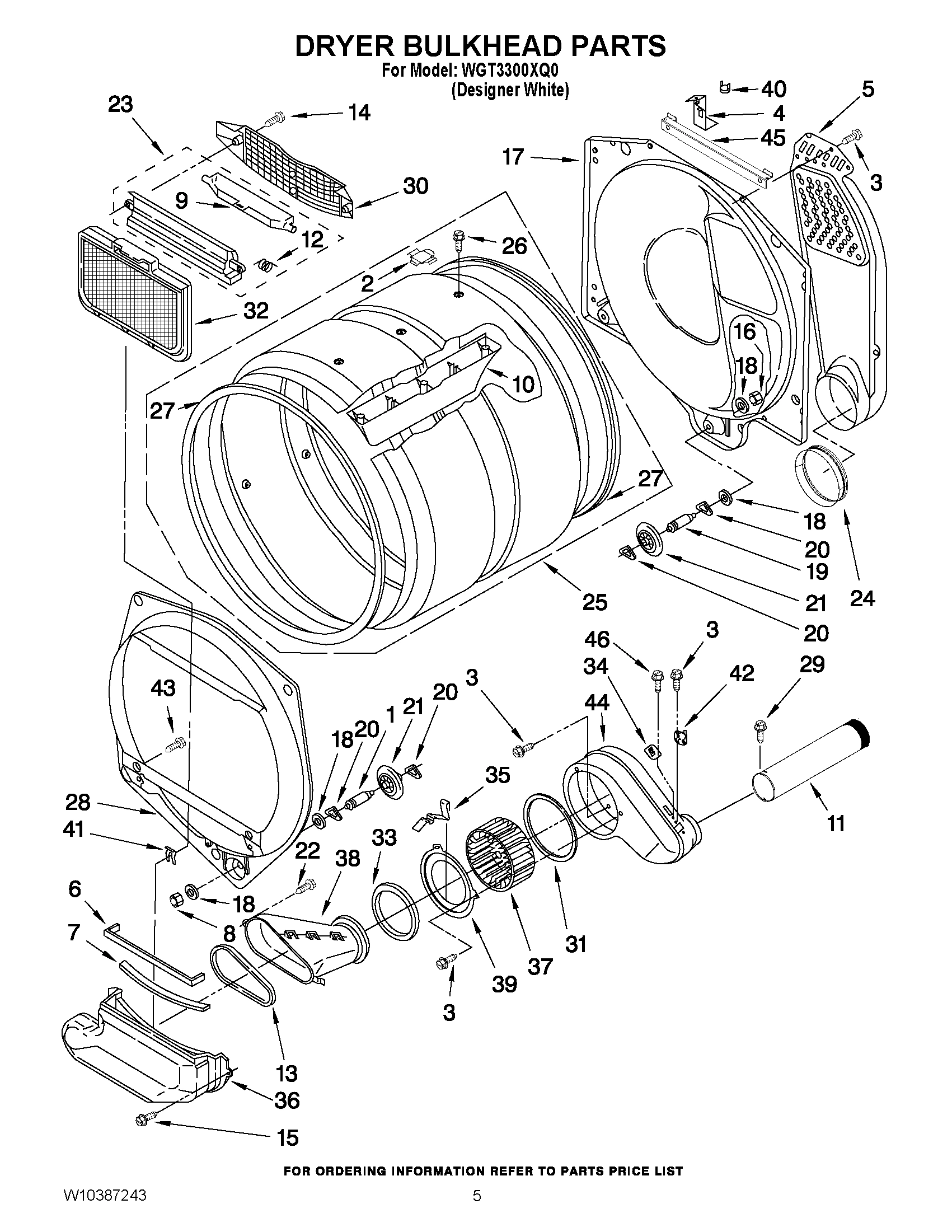 04 - DRYER BULKHEAD PARTS