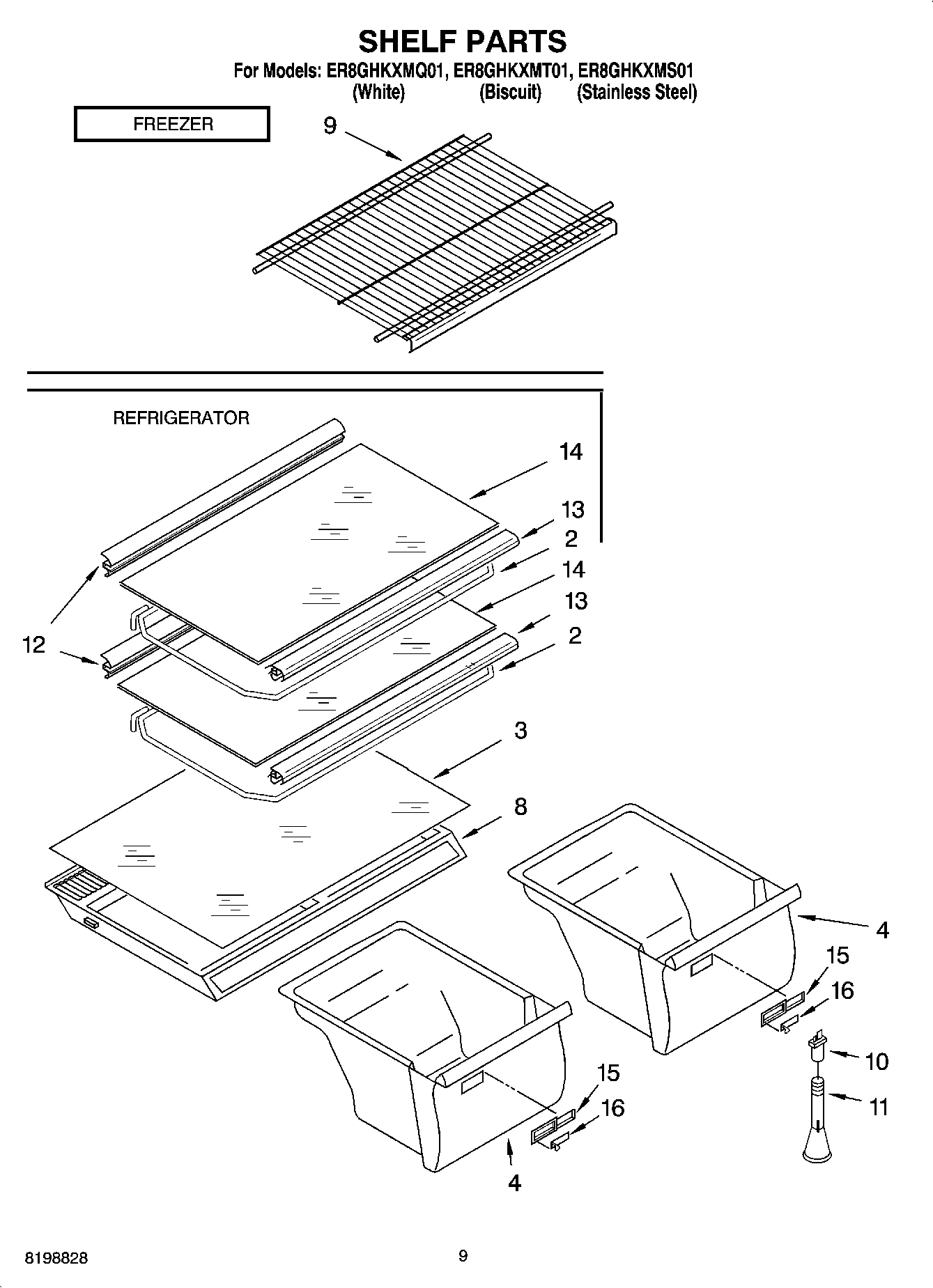 05 - SHELF PARTS, OPTIONAL PARTS