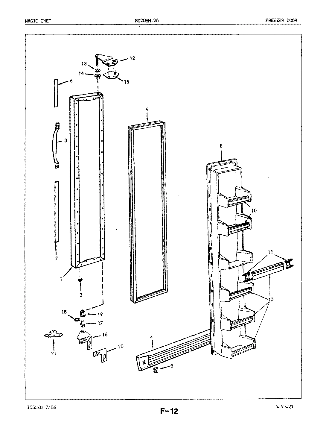 02 - FREEZER DOOR