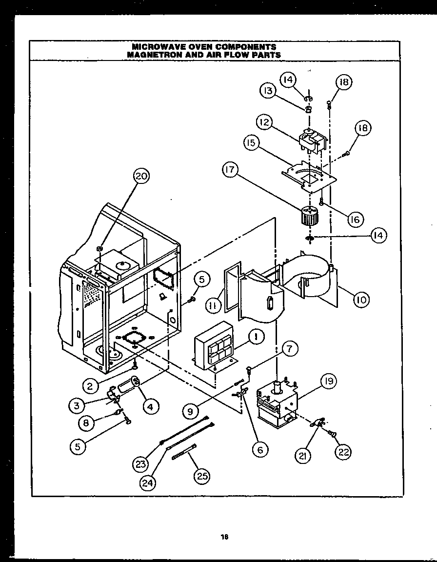 01 - CABINET MAG & AIR FLOW
